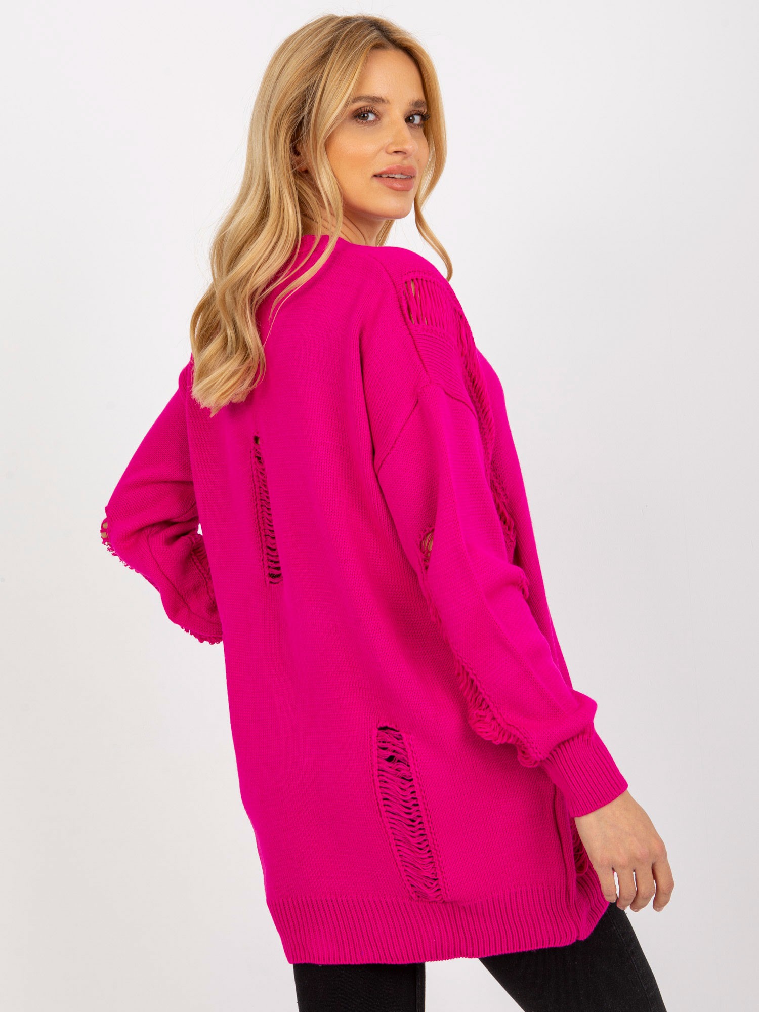 Cardigan-LC-SW-8042.08X-Fuchsia