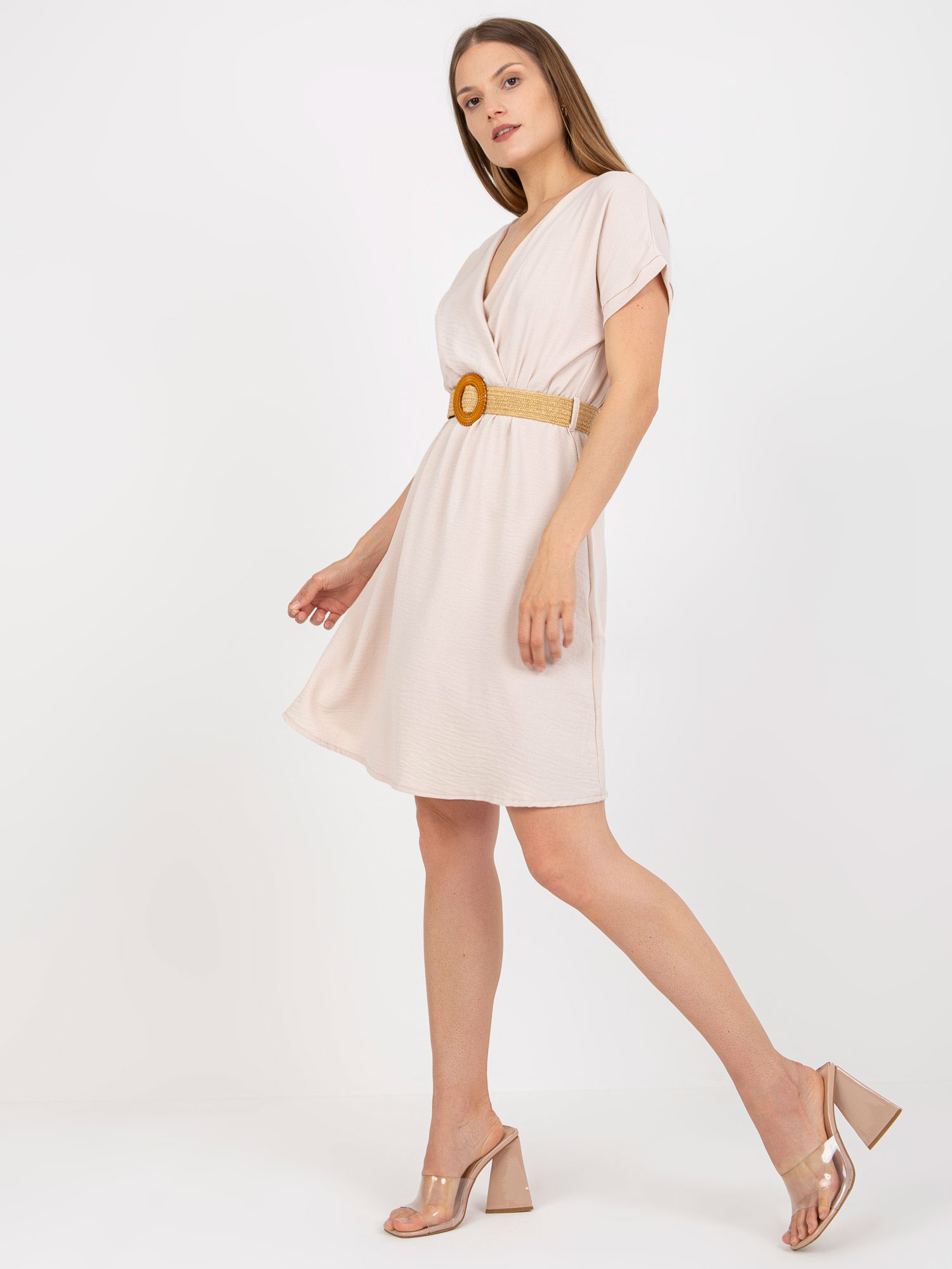 Dress-CA-SK-6308.55-light beige