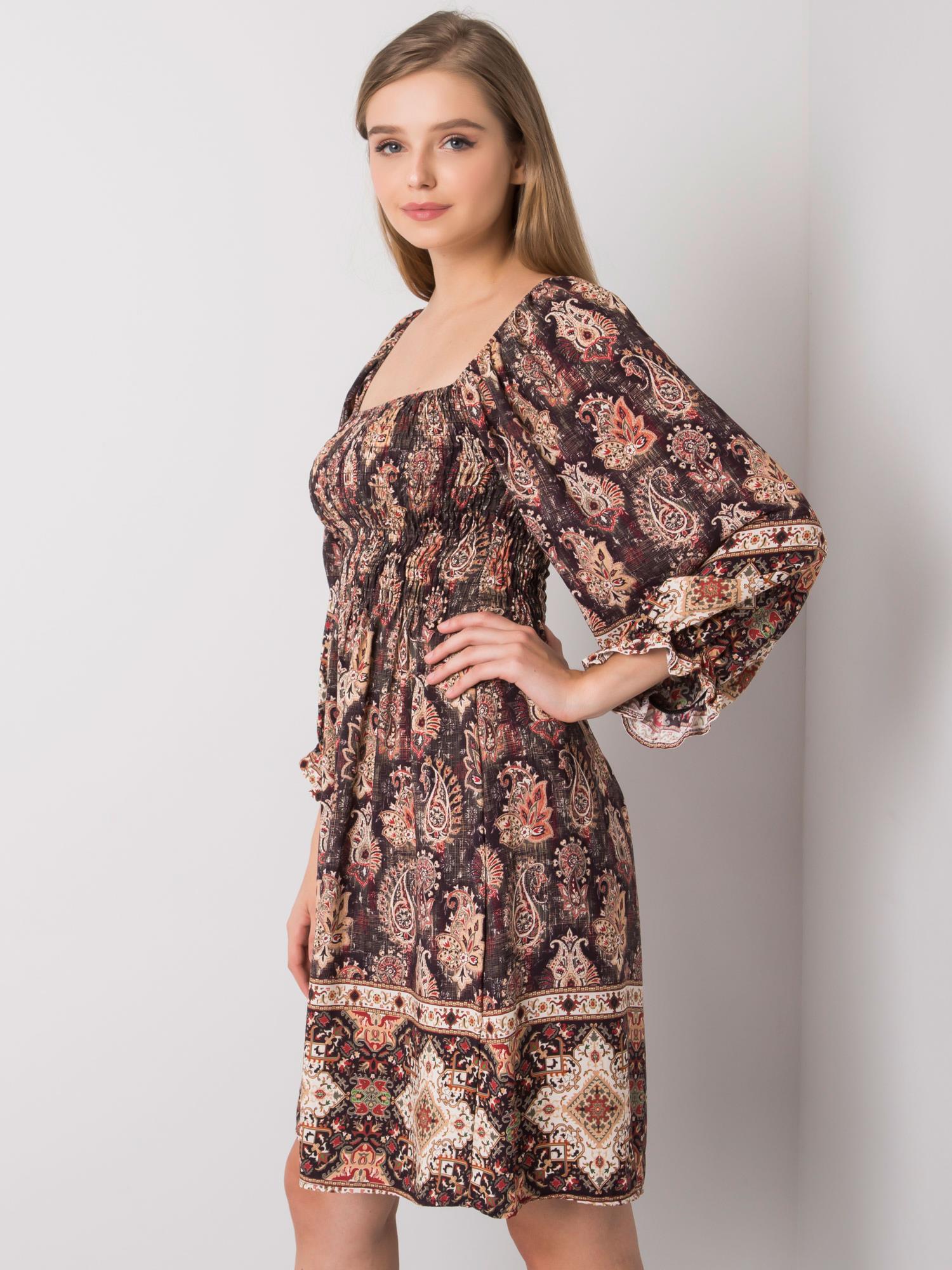 Dress-TW-SK-BI-H3748.22X-dark brown