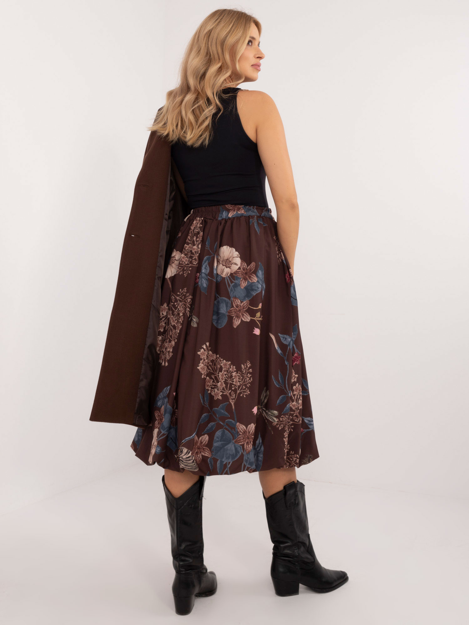 Skirt-DHJ-SD-19863-3.59-brown