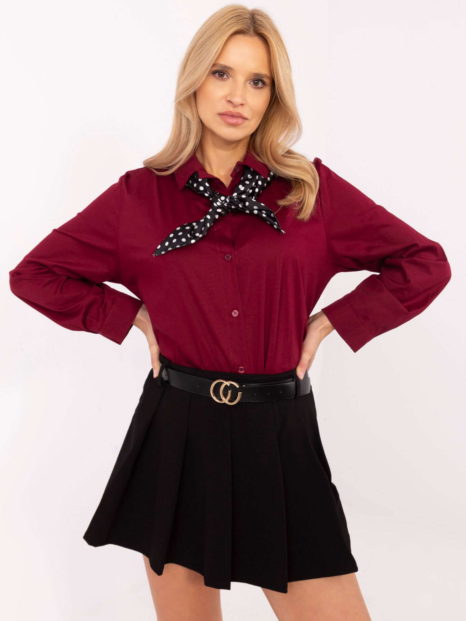 Shirt-DHJ-KS-20172.36P-burgundy