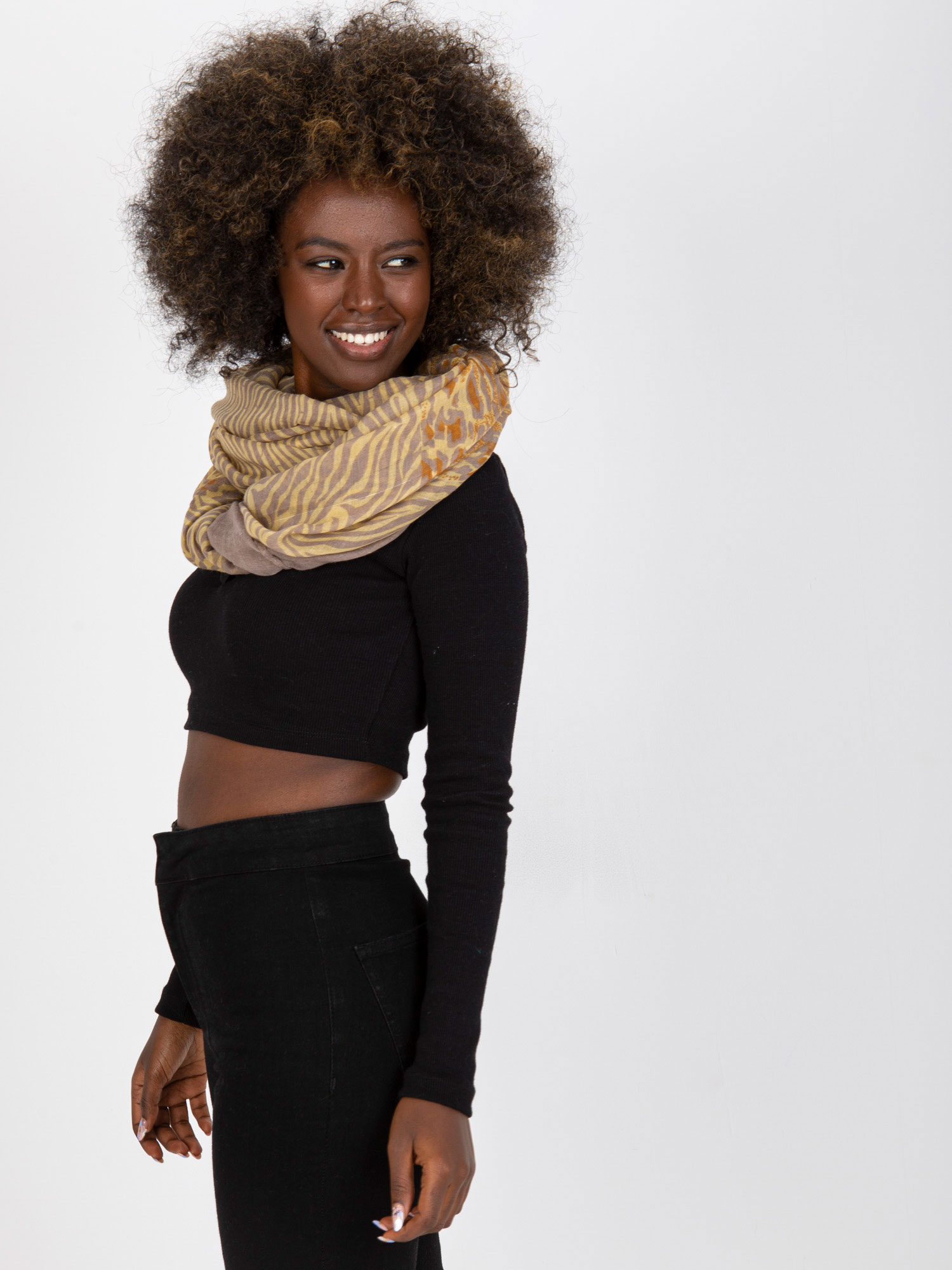 Scarf-AT-KM-S-6221-dark beige