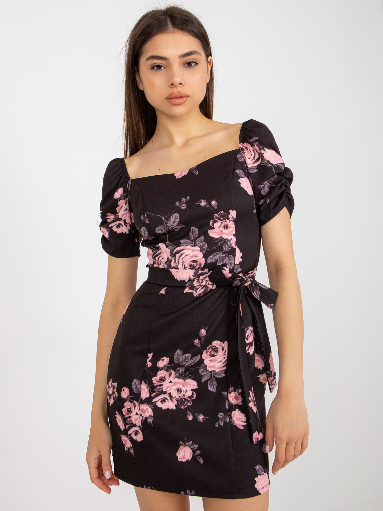 Dress-LK-SK-508641.29-black-pink