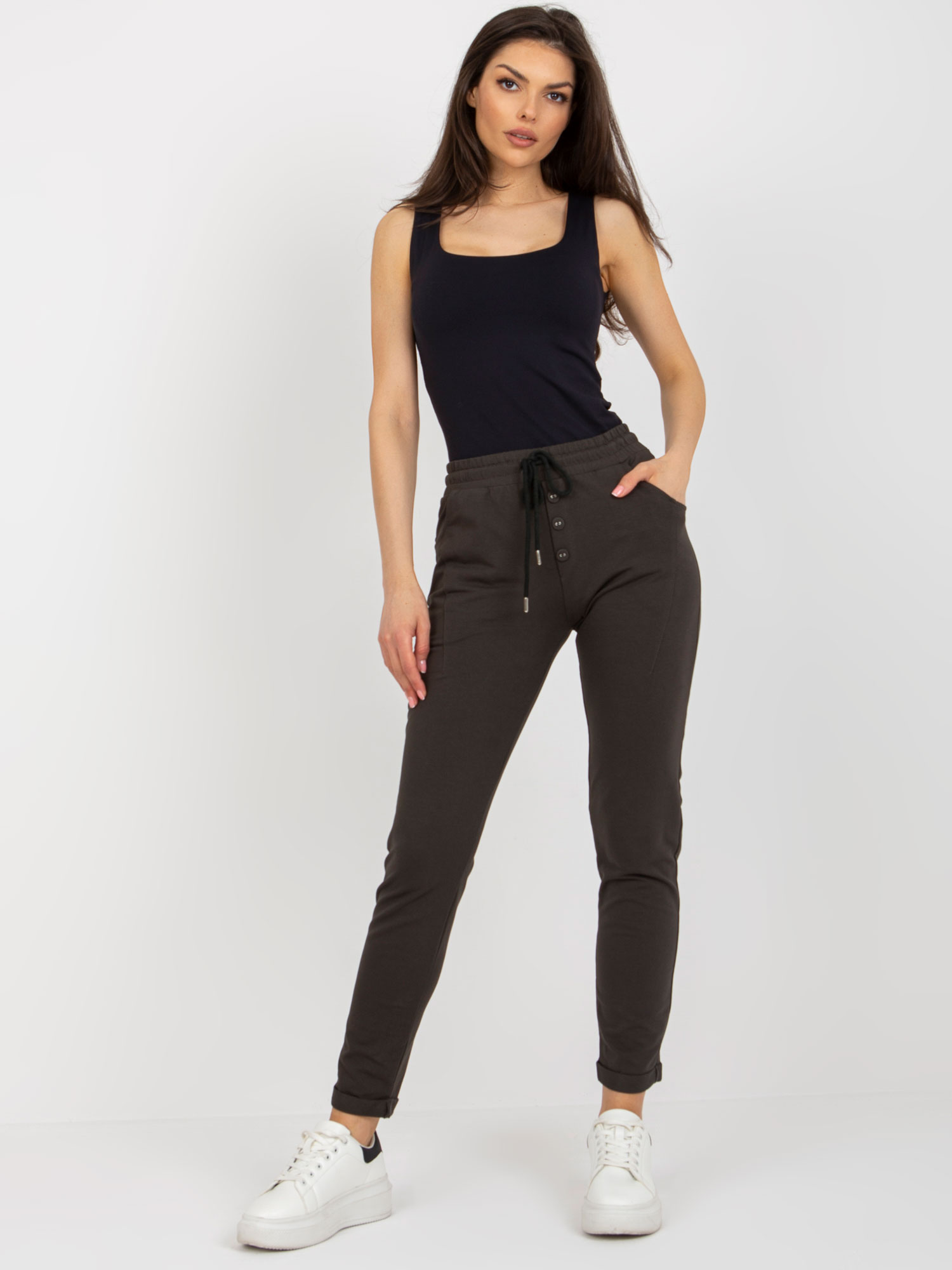 Sweatpants-RV-DR-8694.37-dark khaki