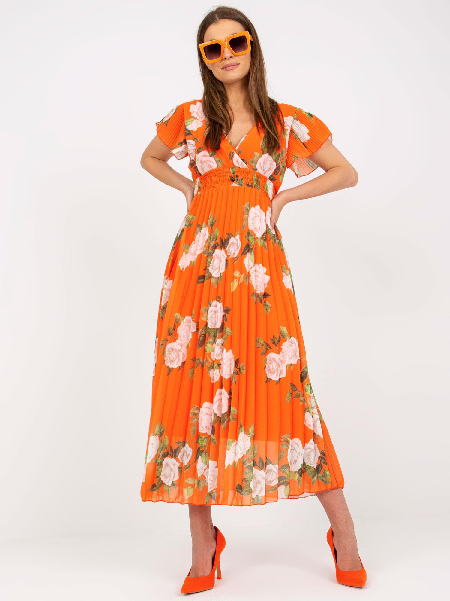 Dress-DHJ-SK-15722.67P-Orange