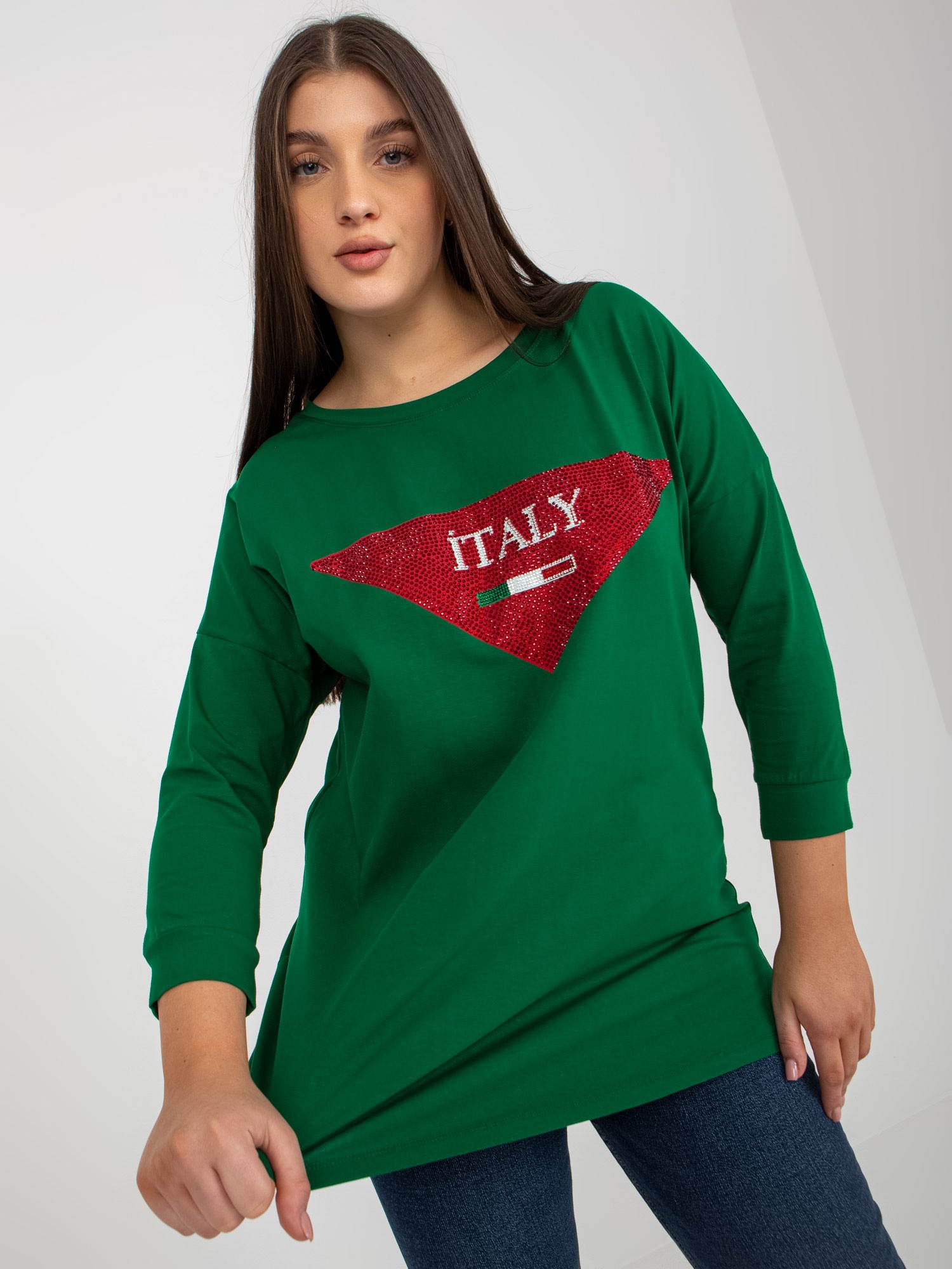 Blouse-VI-BZ-2911.82P-dark green