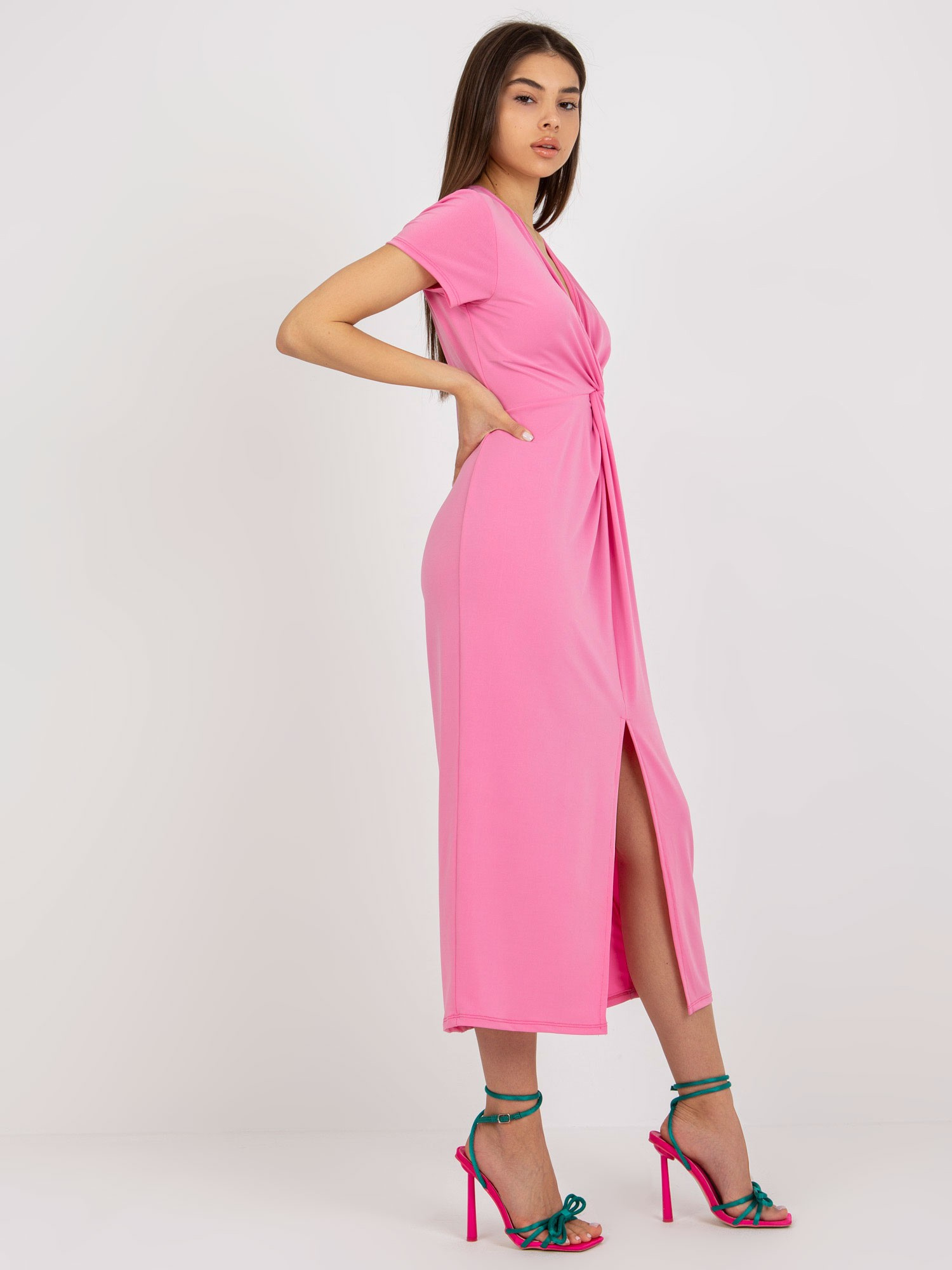 Dress-DHJ-SK-17302.39X-Pink