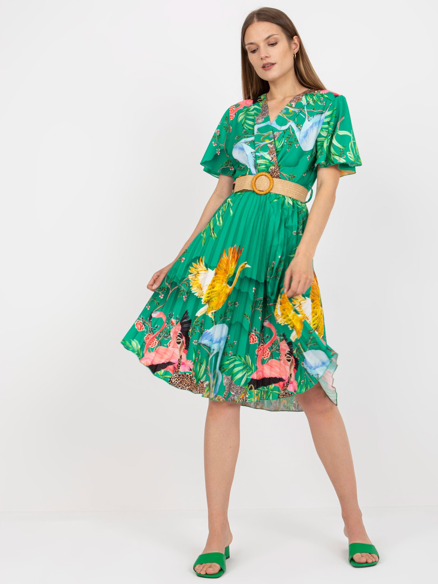 Dress-DHJ-SK-15817.32-Green