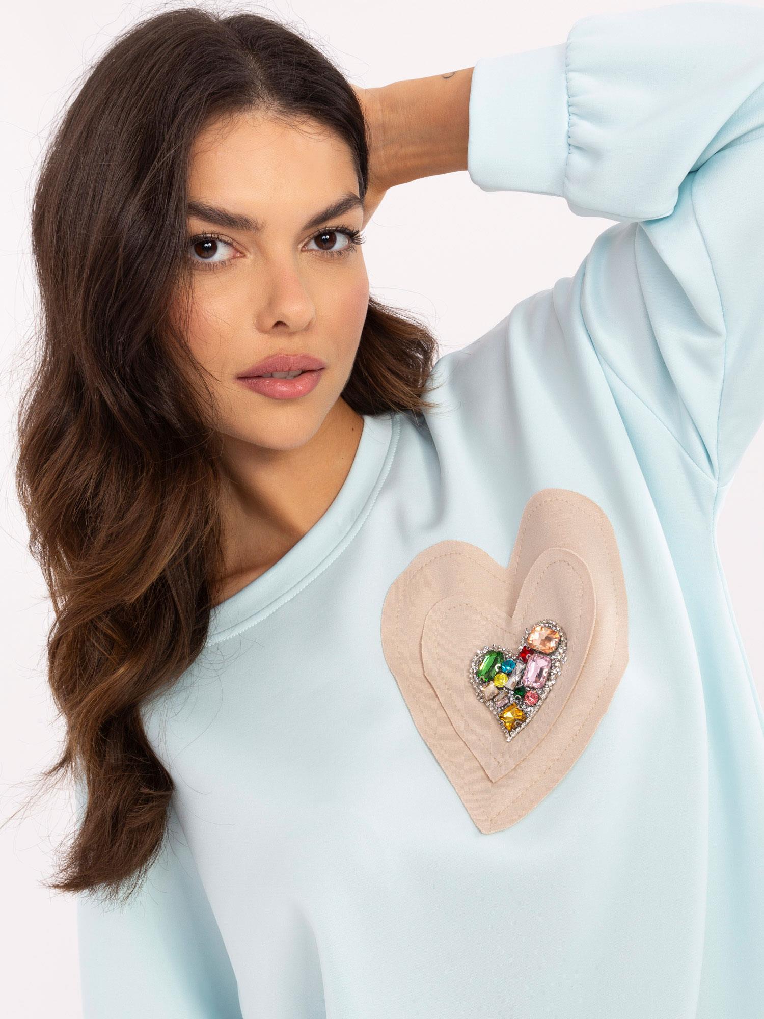 Sweatshirt-DHJ-BL-20322.72-light blue