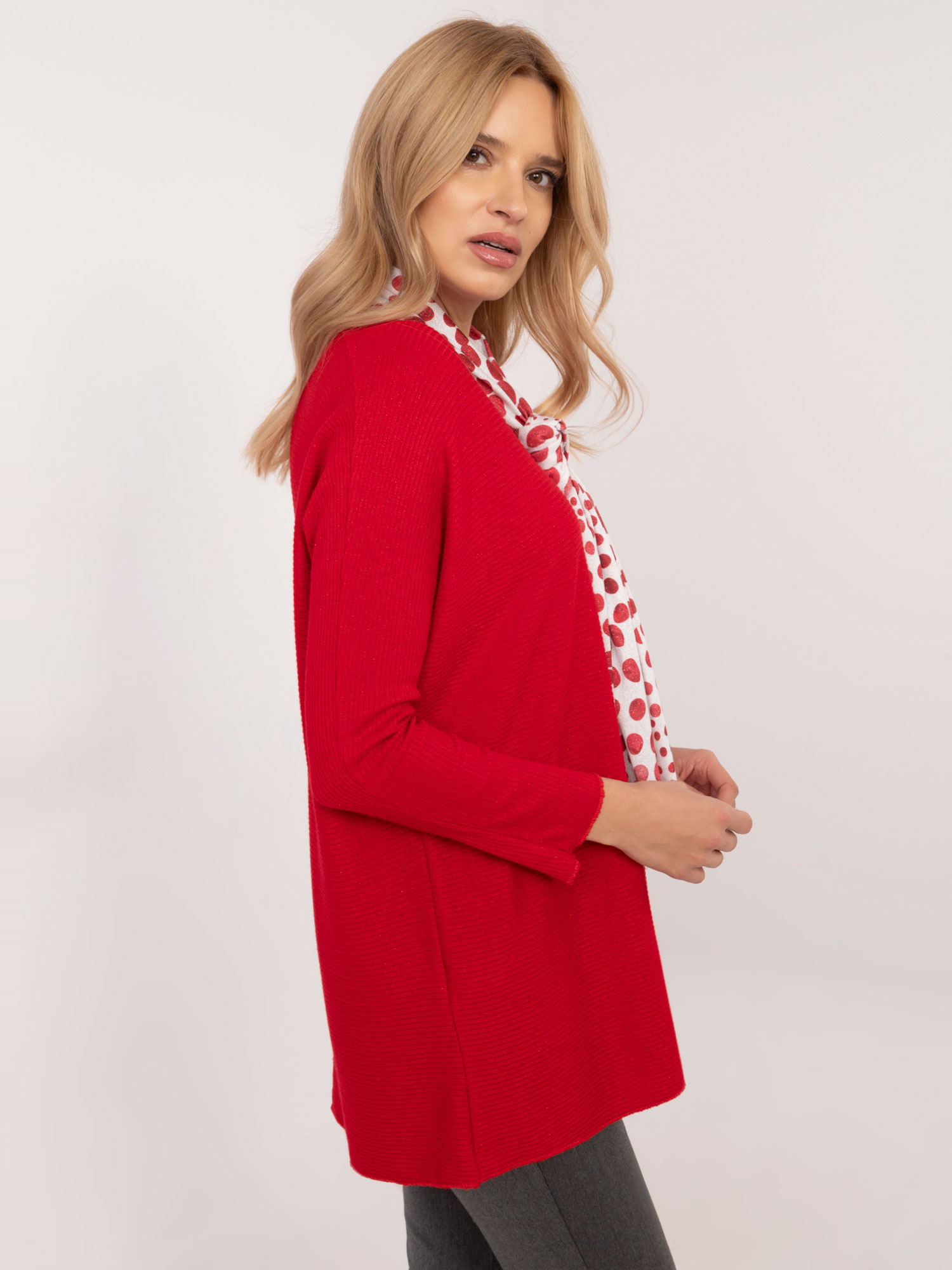 Blouse-DHJ-BZ-19226.91-red
