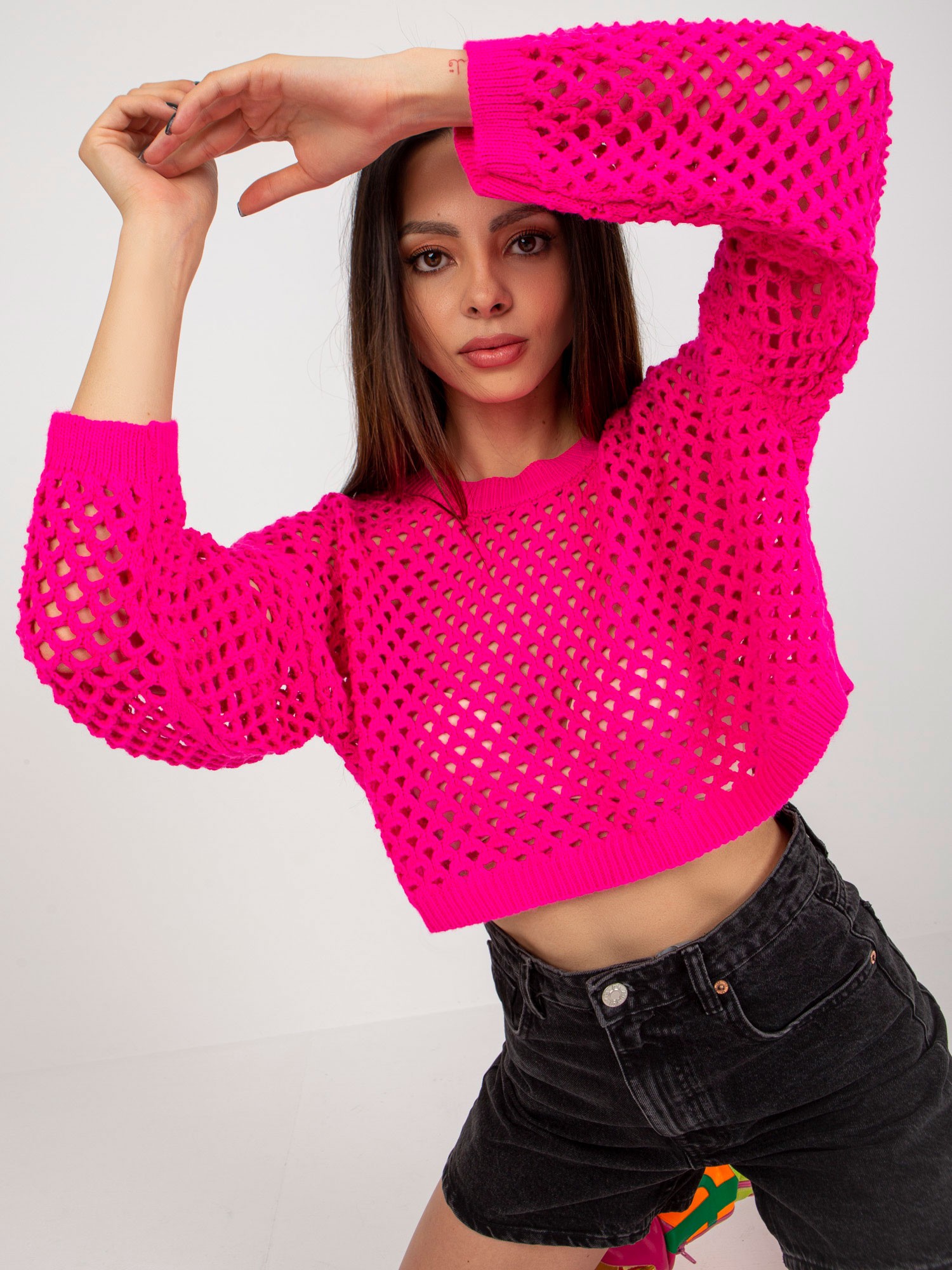 Sweater-BA-SW-9008.35P-fluo pink