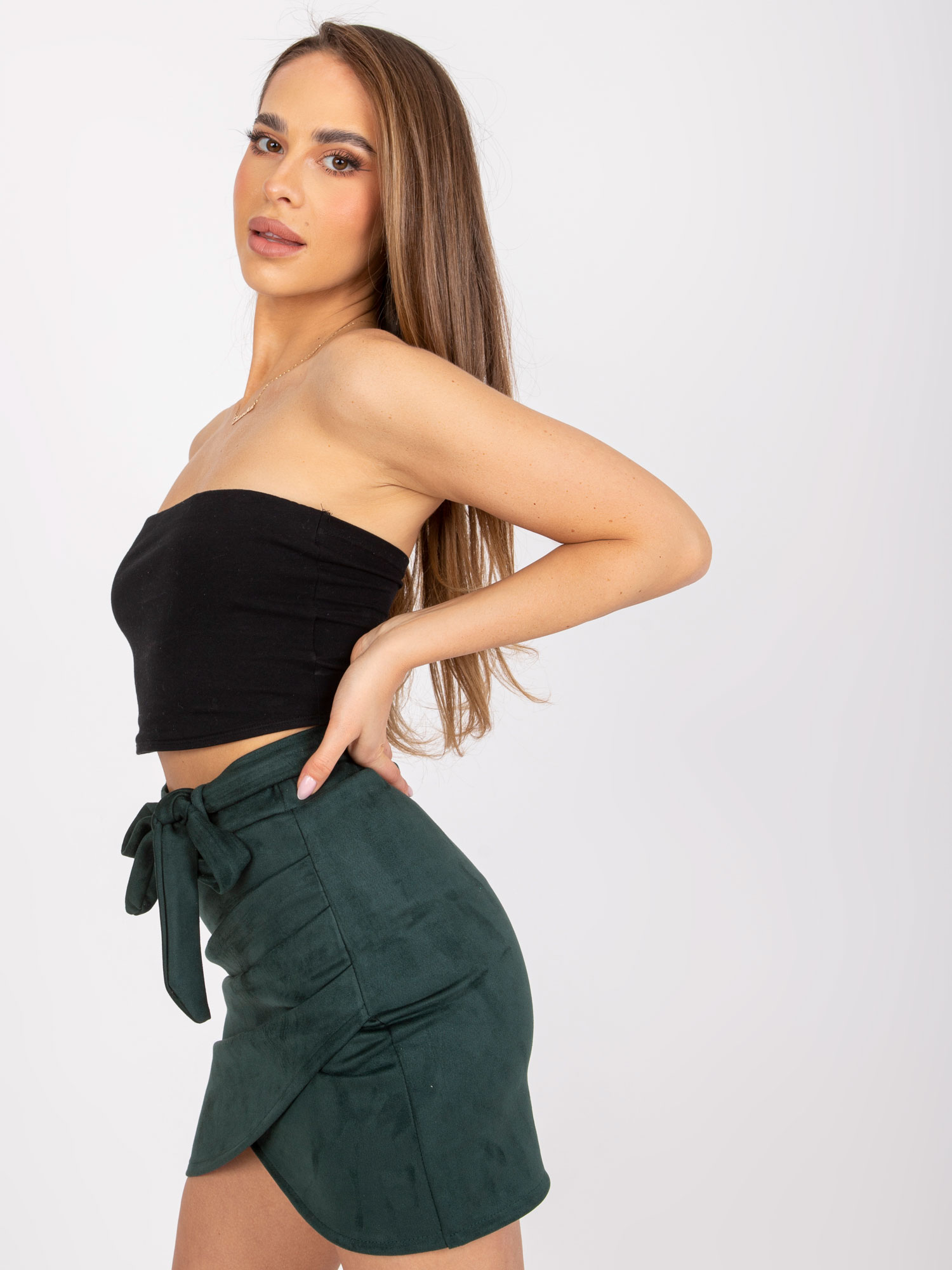 Skirt-DHJ-SD-15680.28X-Dark Green