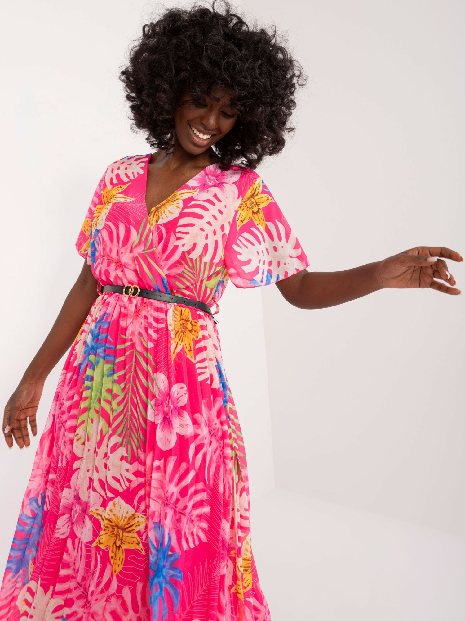 Dress-DHJ-SK-13162-3.90-dark pink