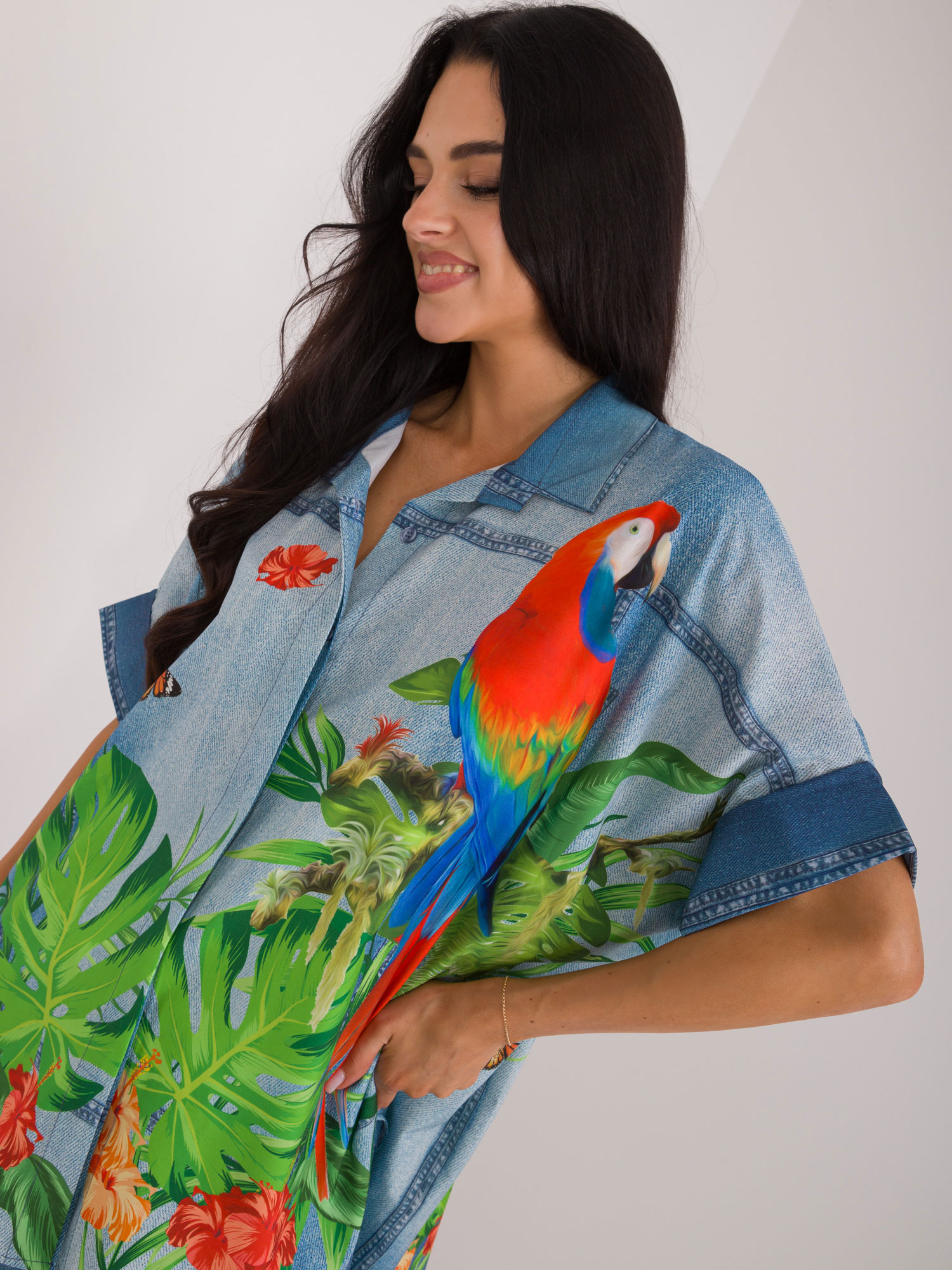 Shirt-DHJ-KS-19007.32-blue