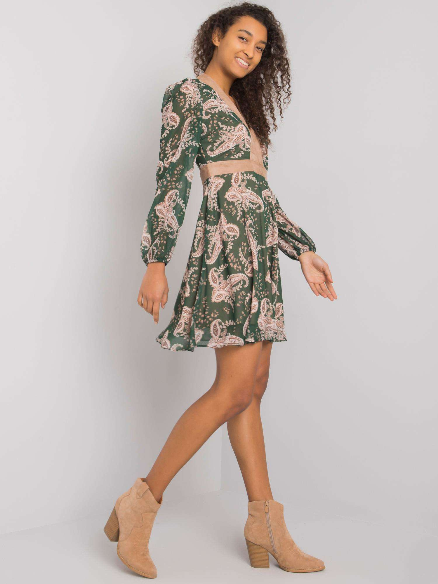 Dress-LC-SK-22K-3035.03P-dark green