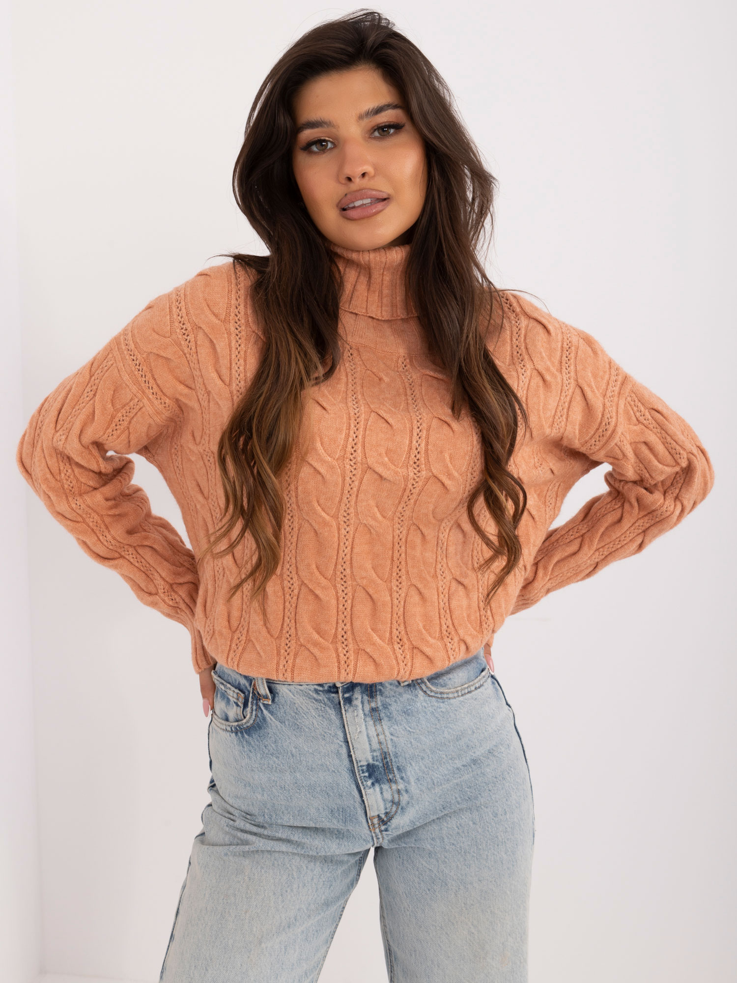 Sweater-AT-SW-23445.00-Light Orange
