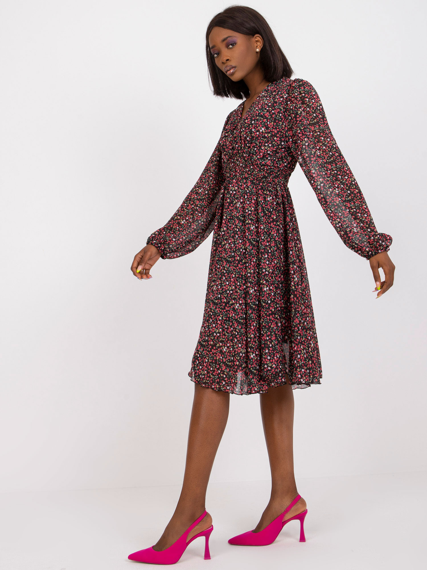 Dress-CHA-SK-2903.21X-black-pink