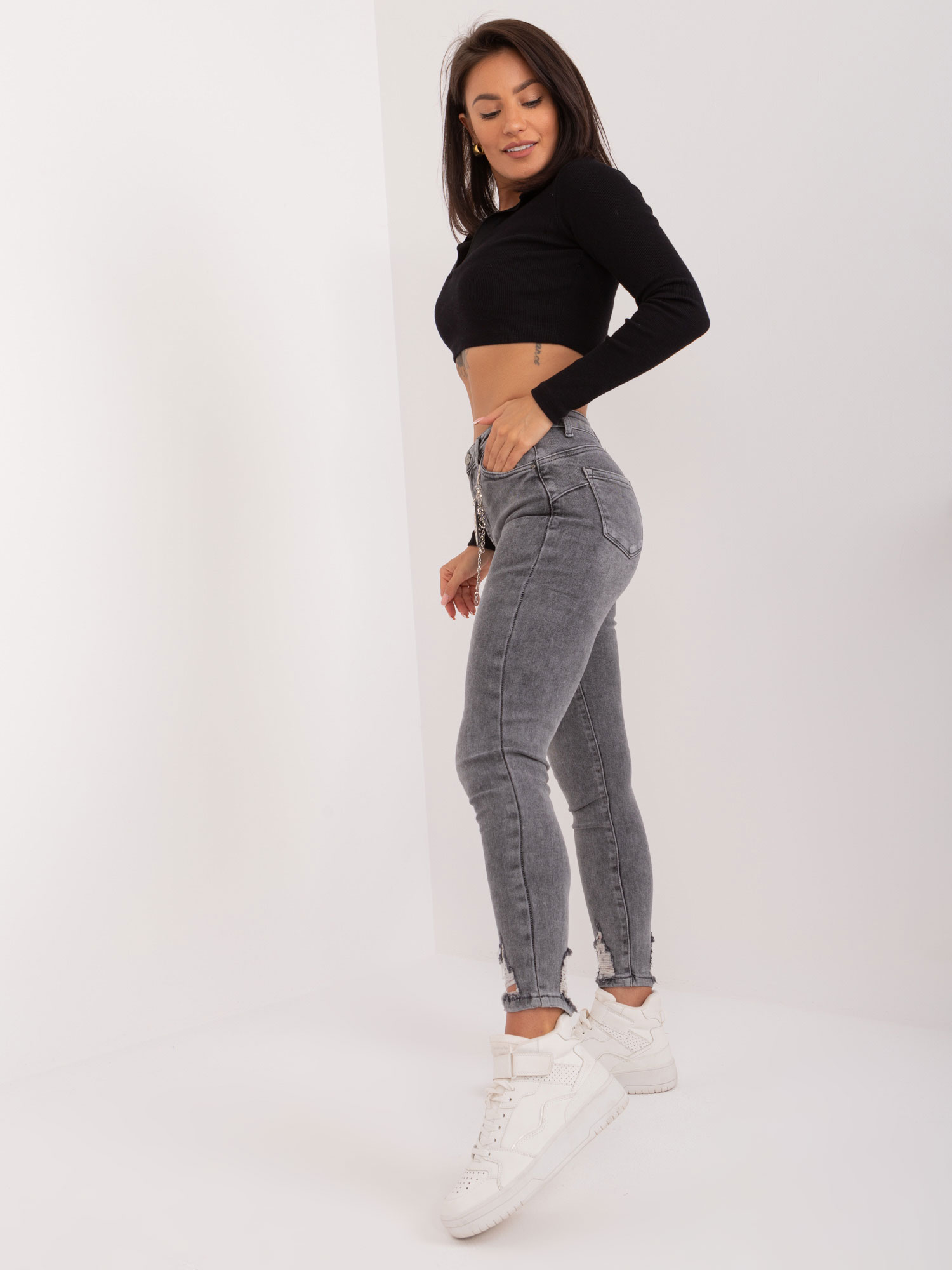 Jeans trousers-PM-SP-J1323-11.28X-dark grey