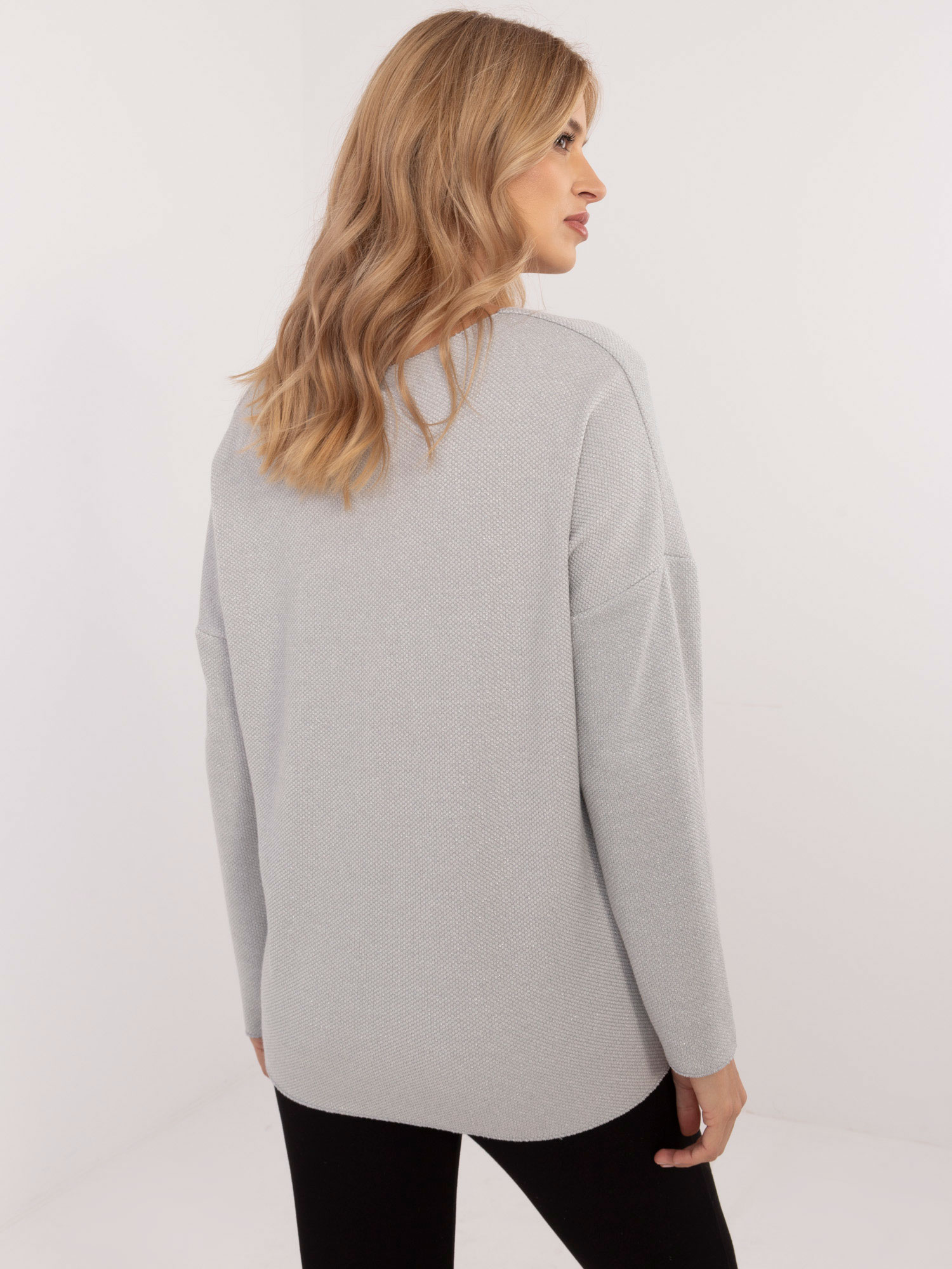 Blouse-DHJ-BZ-19238.26-light gray