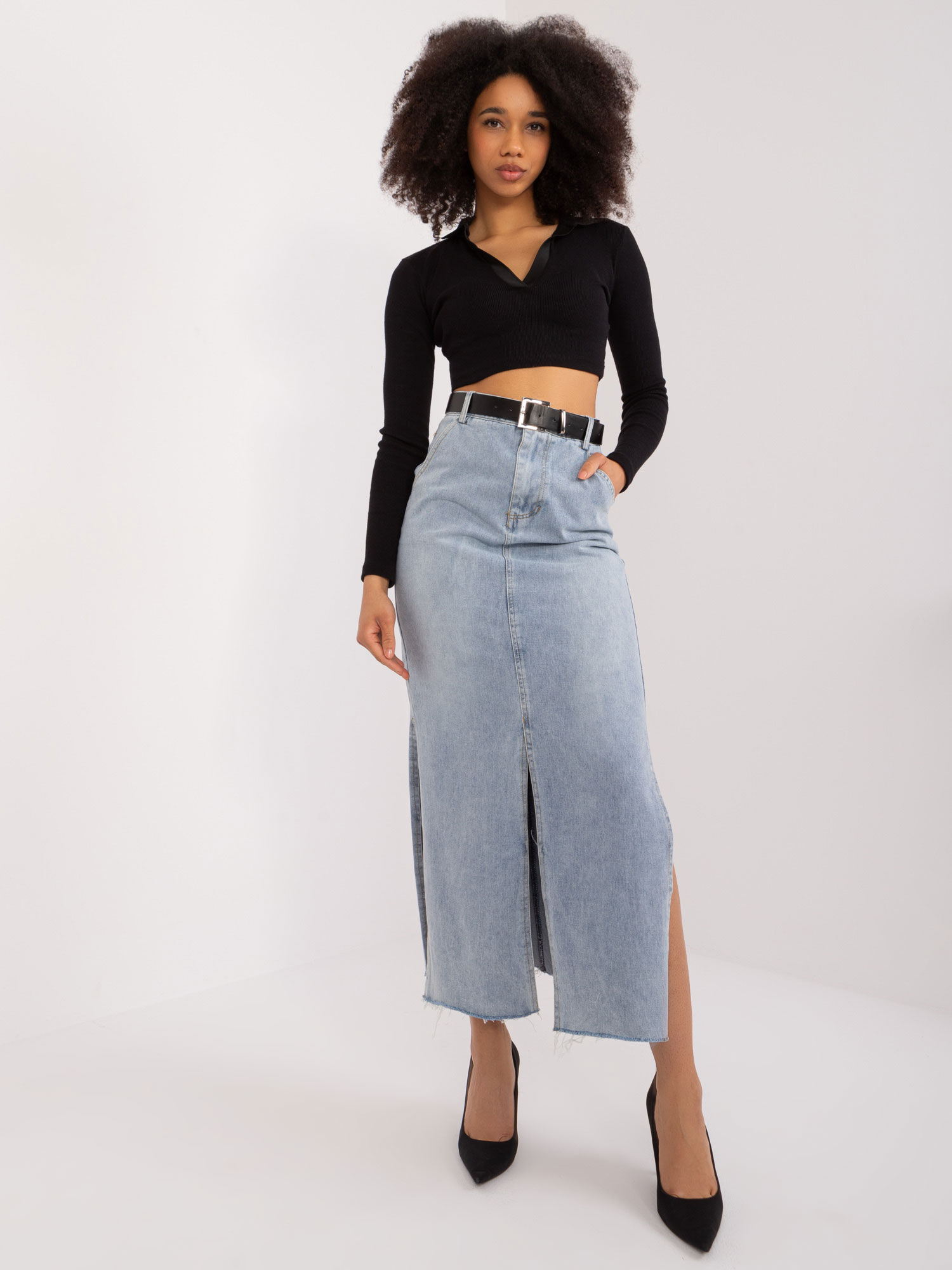 Skirt-HM-SD-MC7315.32-Light Blue