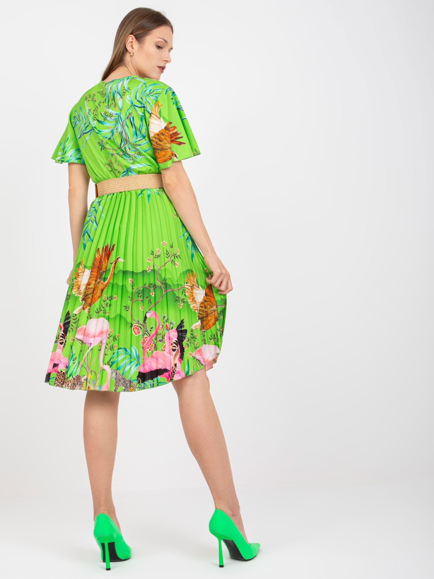 Dress-DHJ-SK-15817.32-Light Green