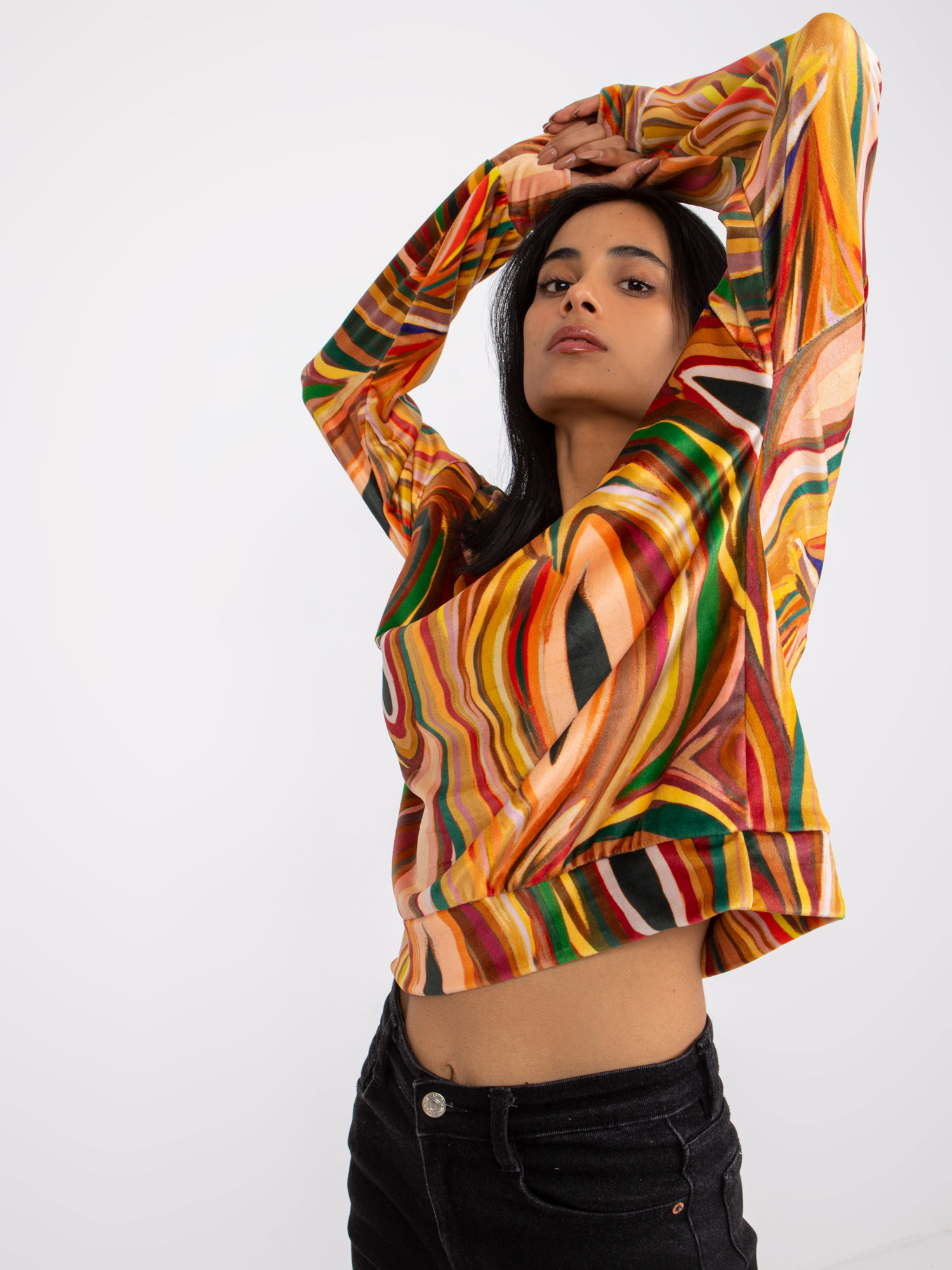 Blouse-DHJ-BZ-6033.21P-dark yellow