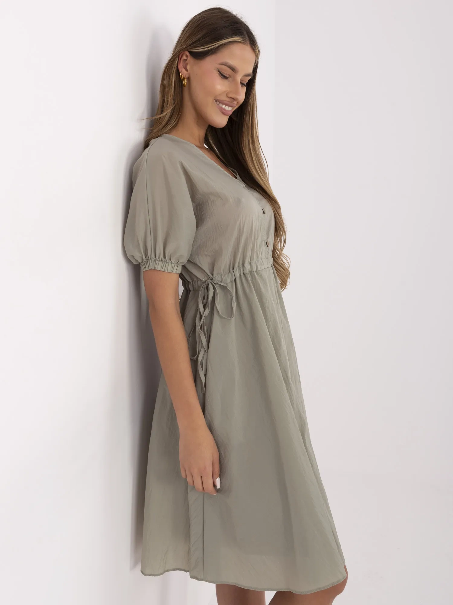 Dress-217-SK-25663.03-khaki