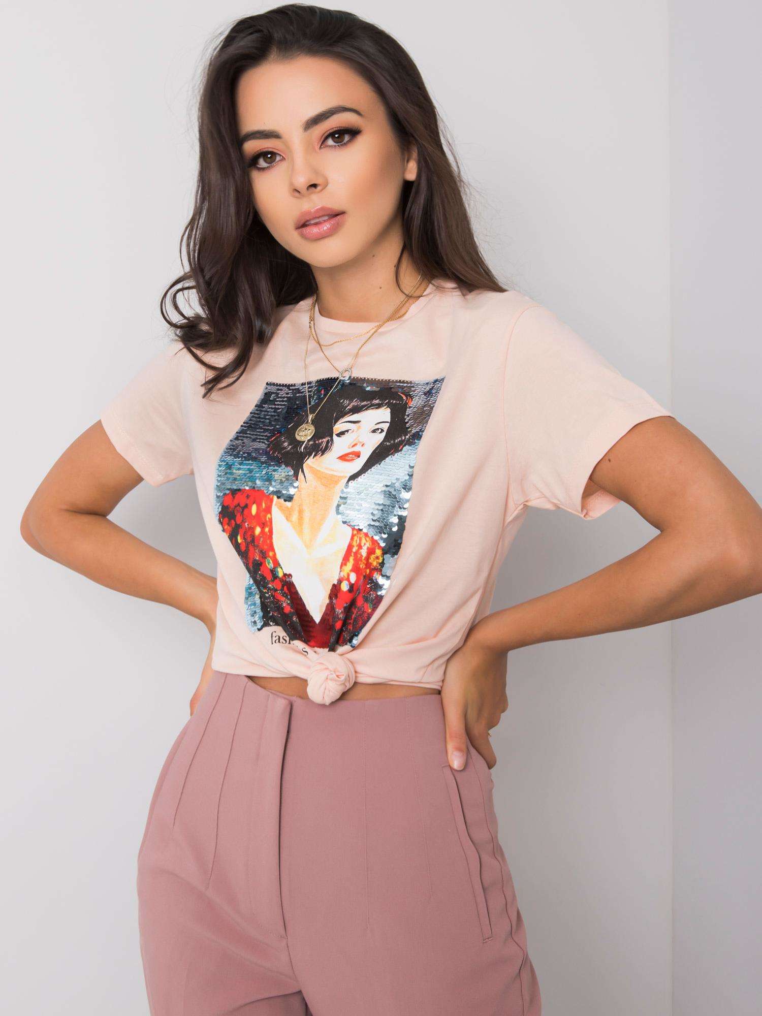 T-shirt-PM-TS-SS21TX04.31-salmon
