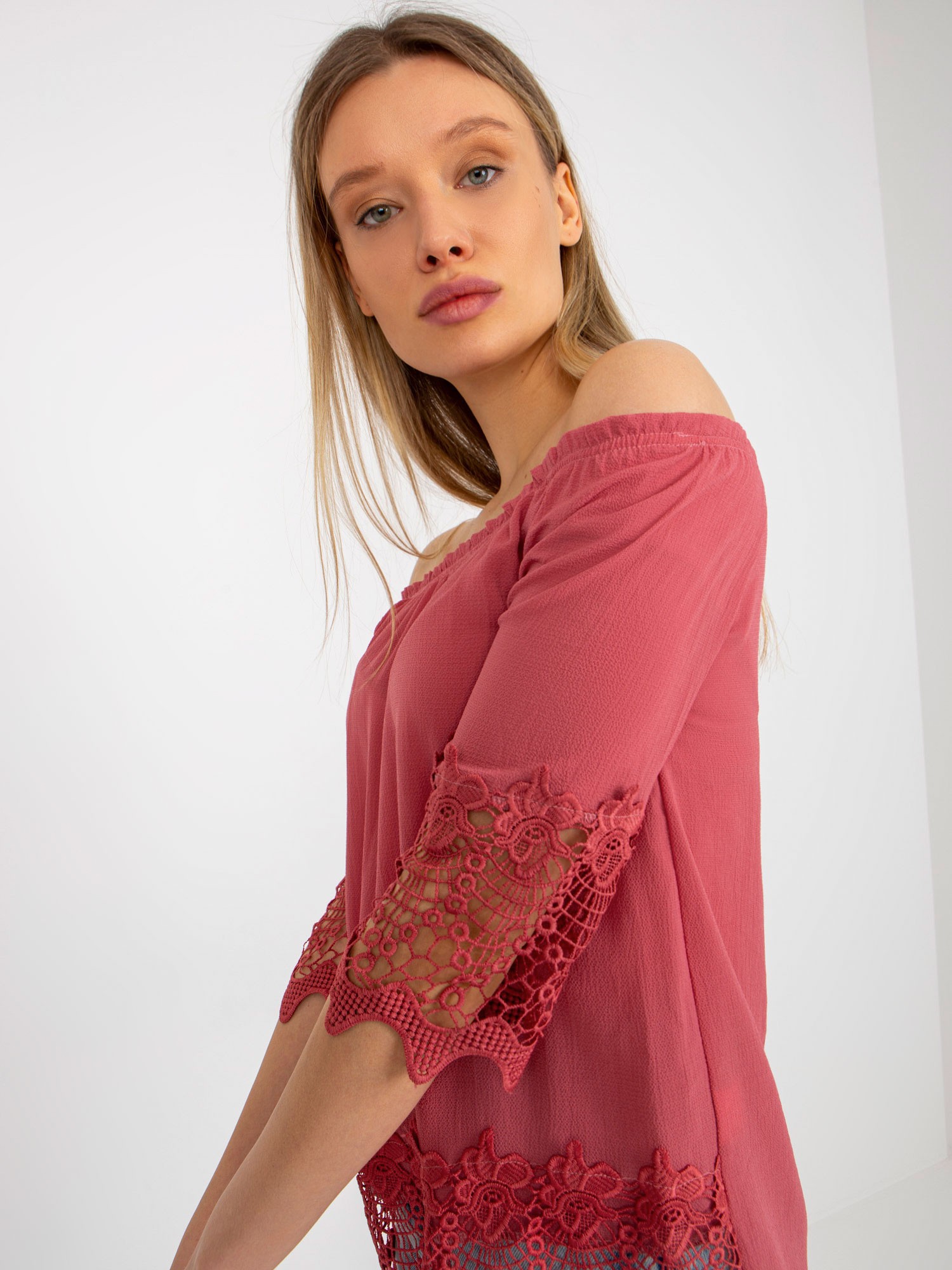 Blouse-LK-BZ-506188.32X-dark pink