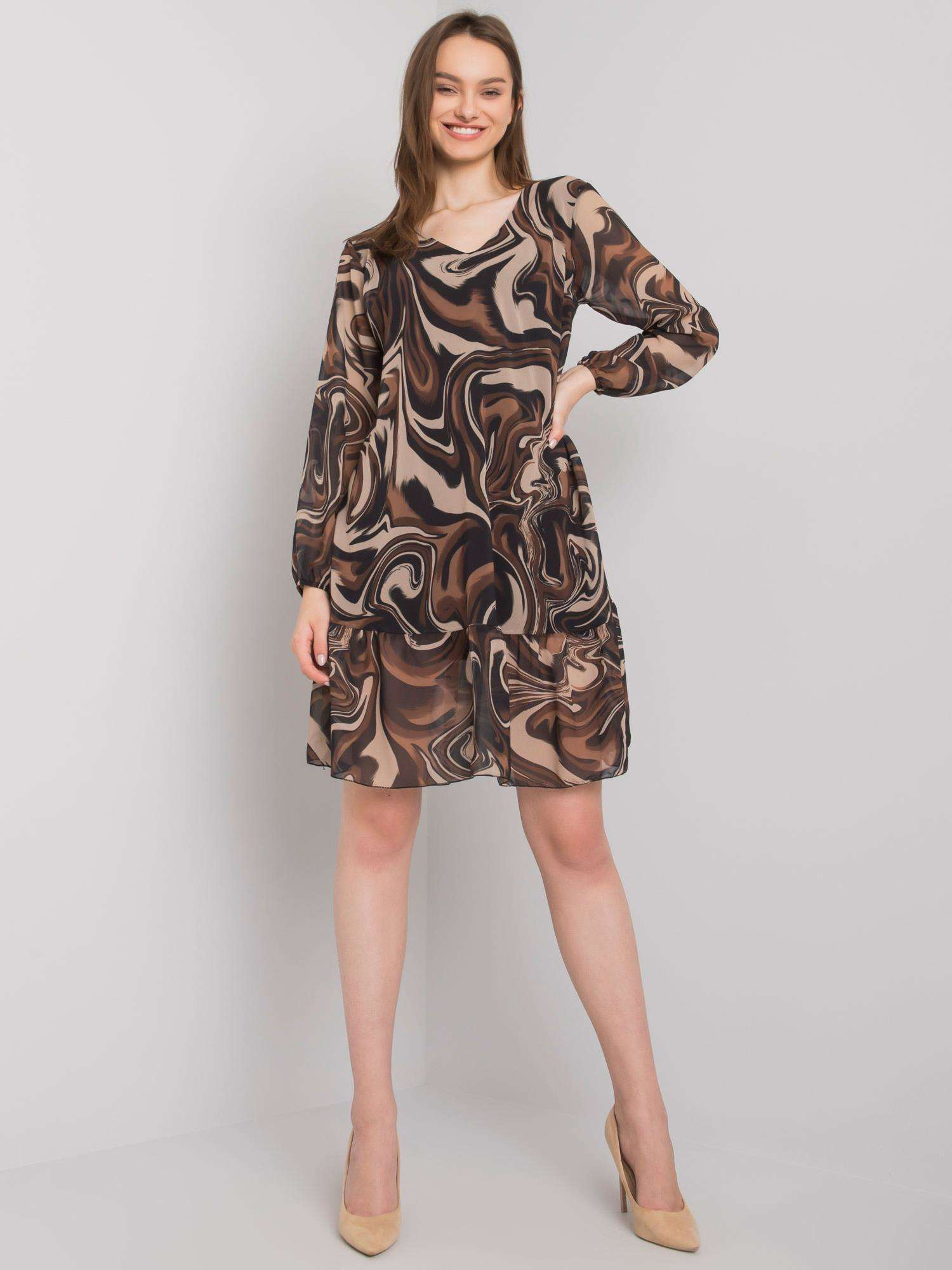 Dress-DHJ-SK-3897.54P-black-beige