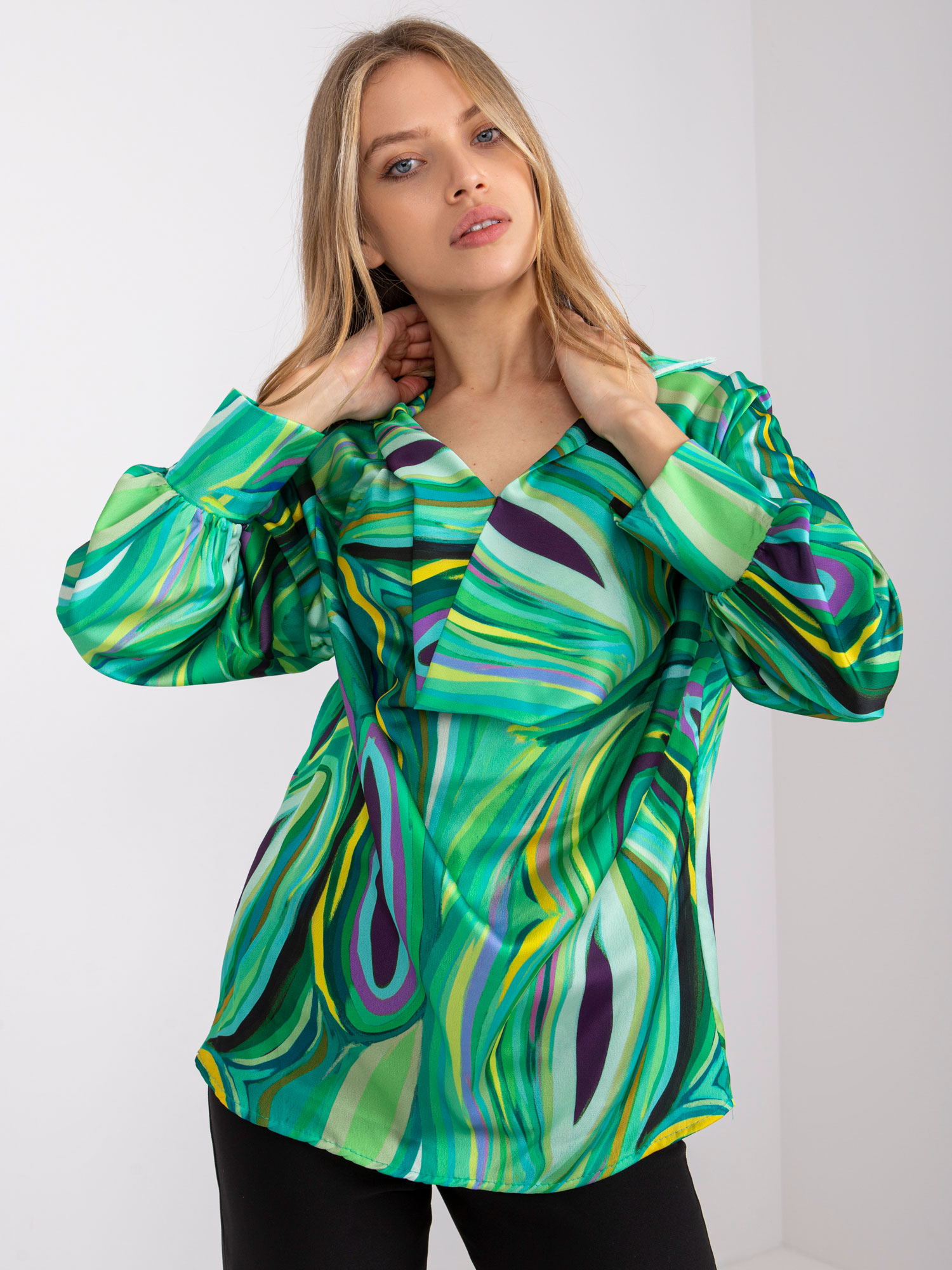 Blouse-DHJ-BZ-15201.30-green