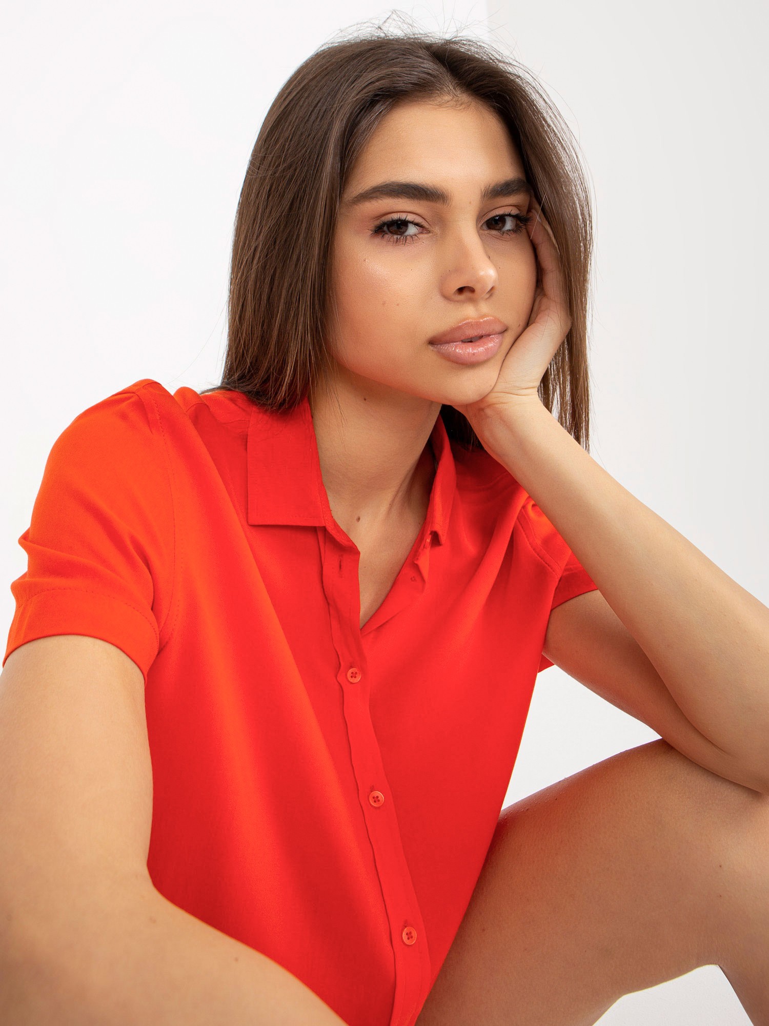 Blouse-D73761M11063B-orange