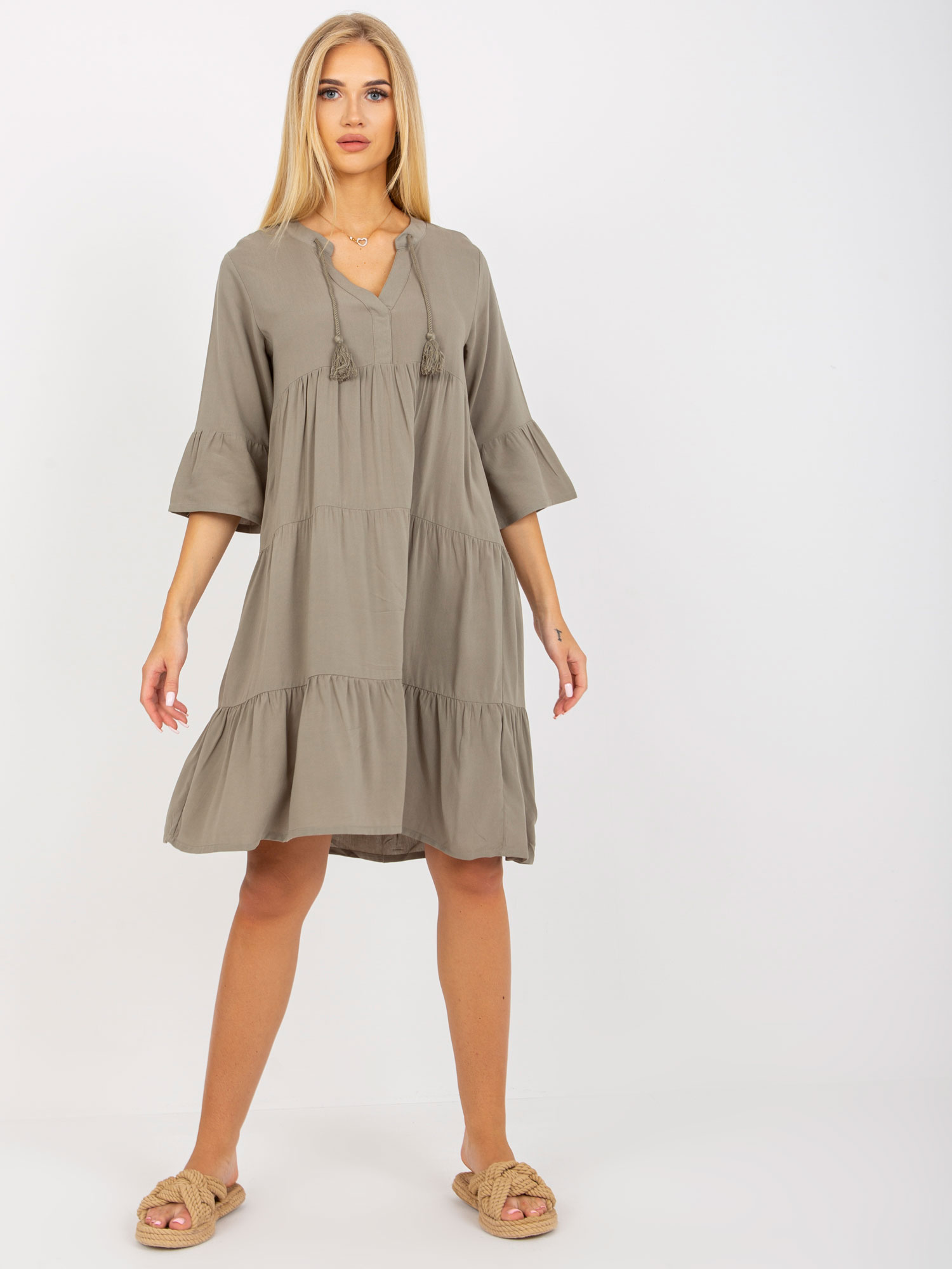 Dress-D73761M30214A5EN-khaki