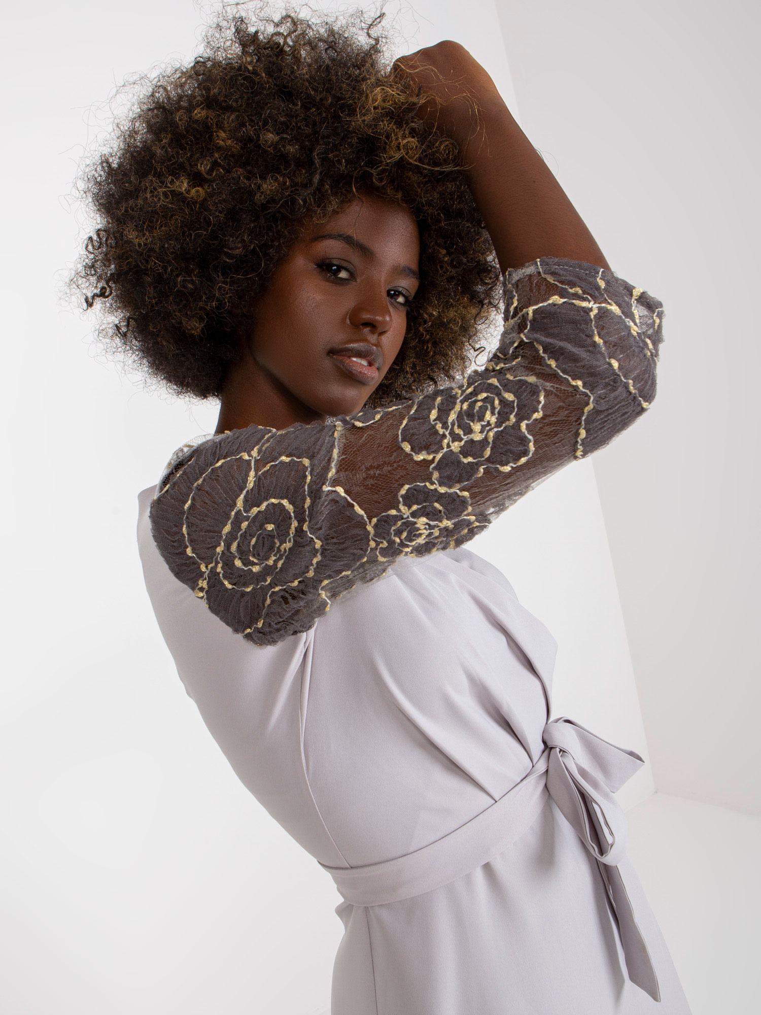 Dress-LK-SK-507860.82P-light gray