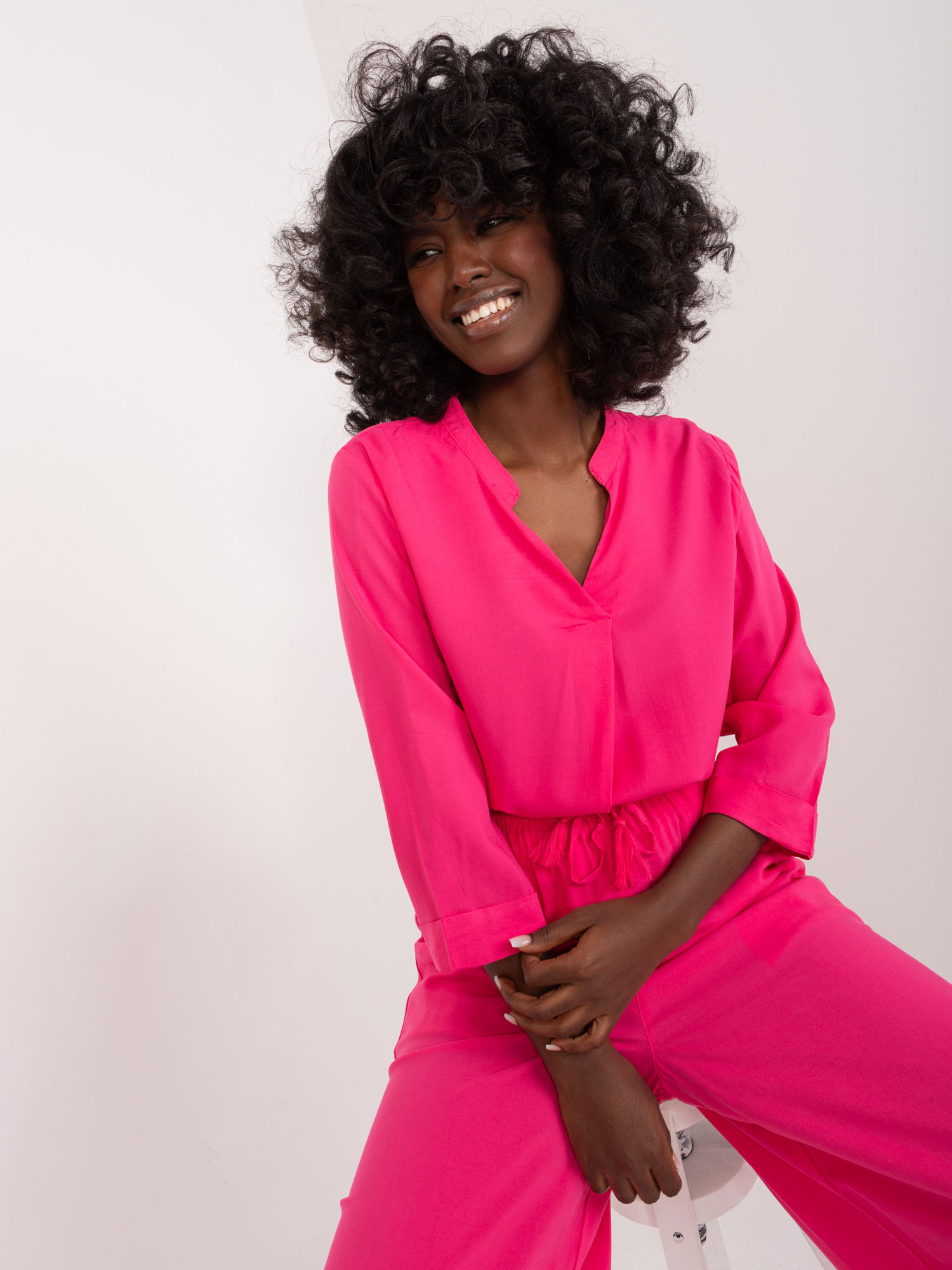 Blouse-D73761M11174A-fuchsia