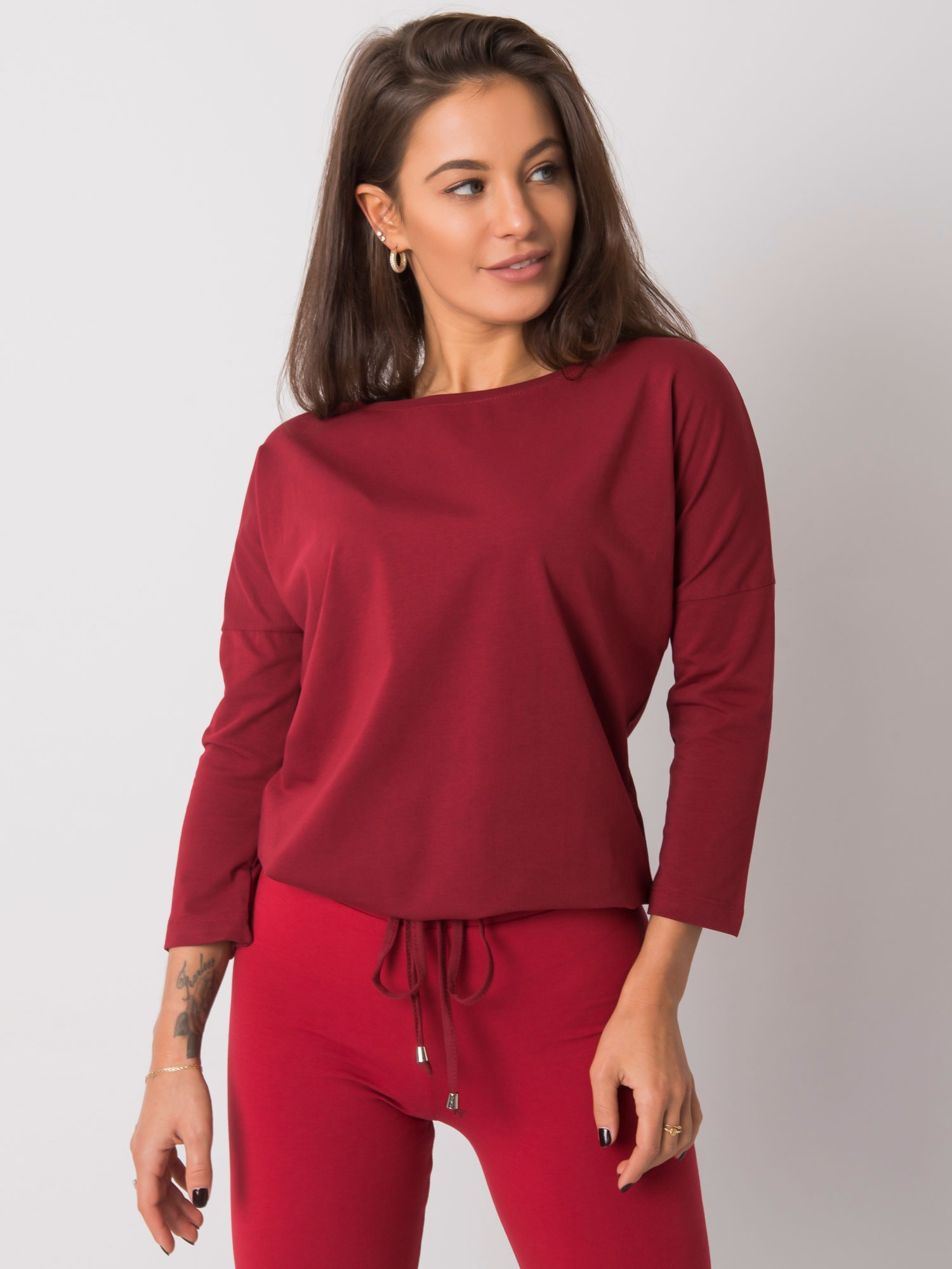 Blouse-RV-BZ-4691.43P-burgundy