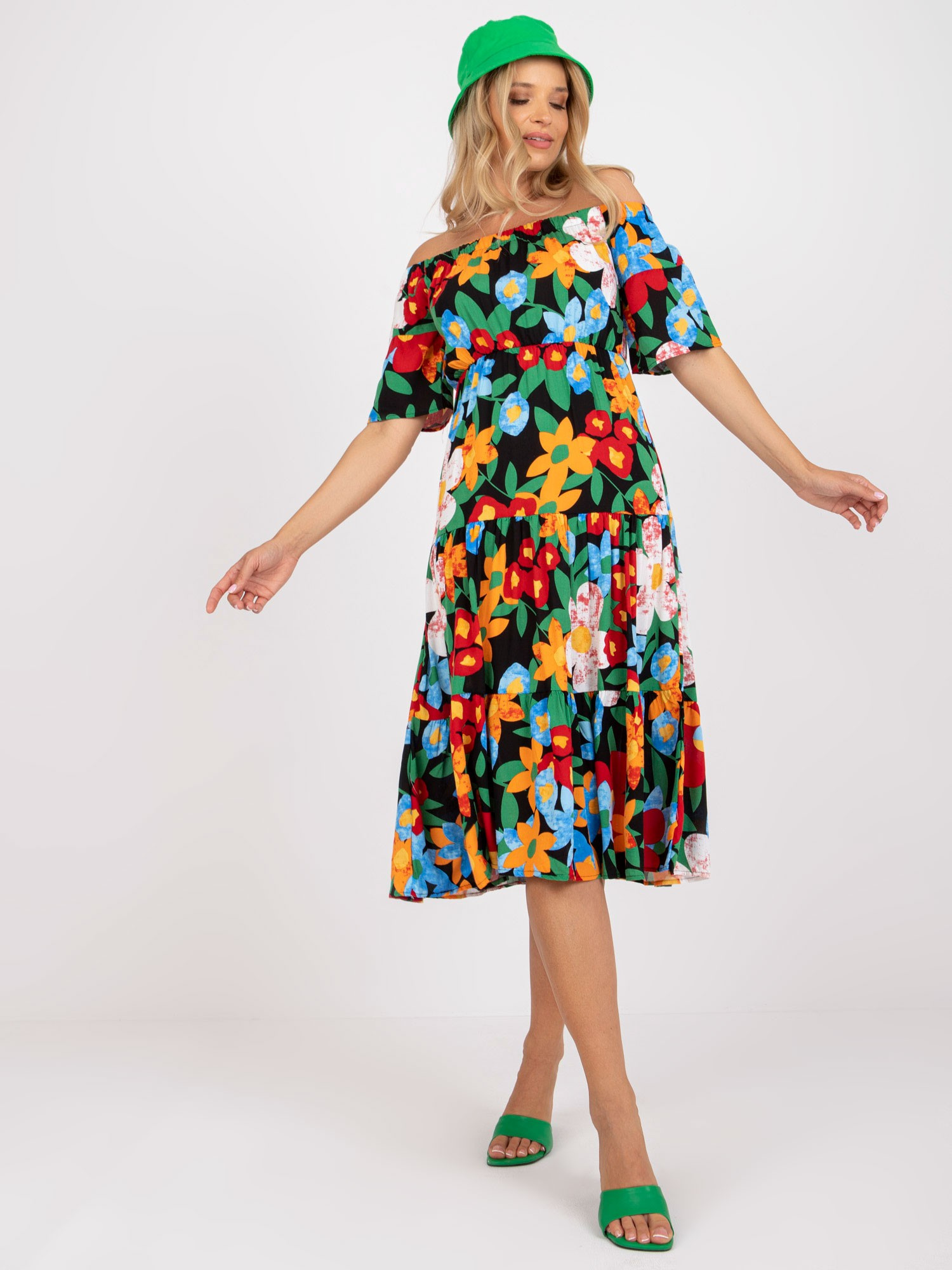 Dress-RO-SK-5015.32P-multicolor