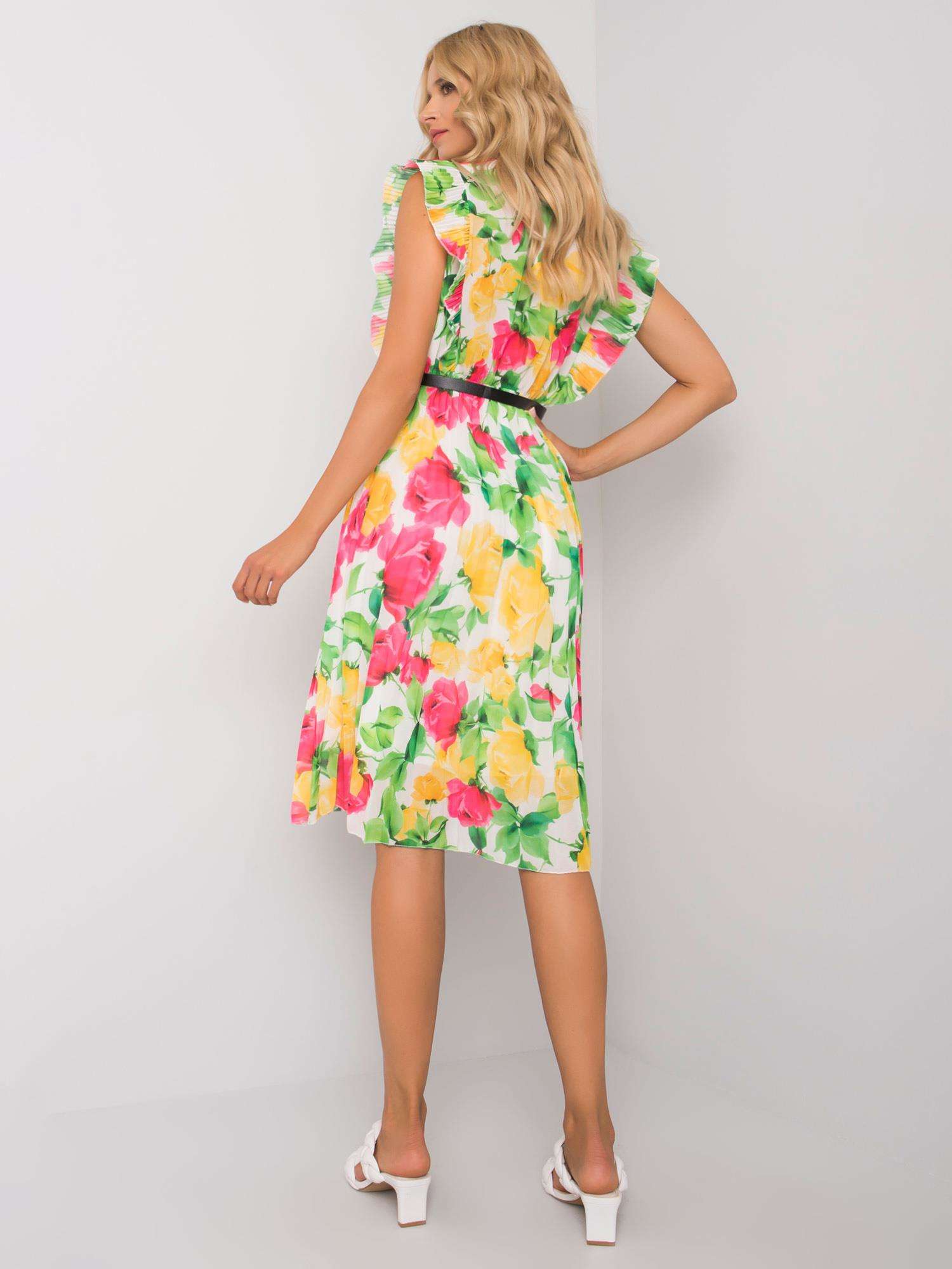 Dress-DHJ-SK-13198-1.75-white-pink