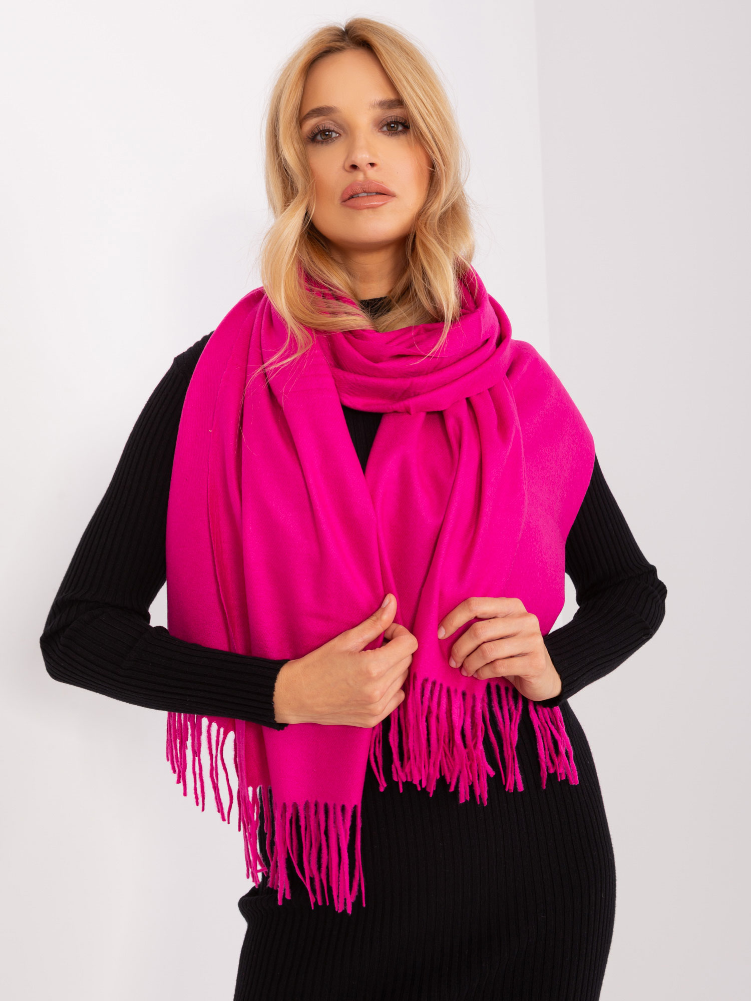 Scarf-AT-SZ-23185.93P-fuchsia