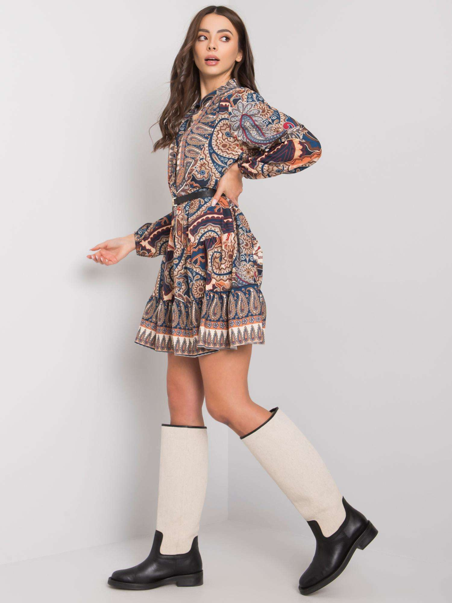 Dress-DHJ-SK-15053.61-dark blue