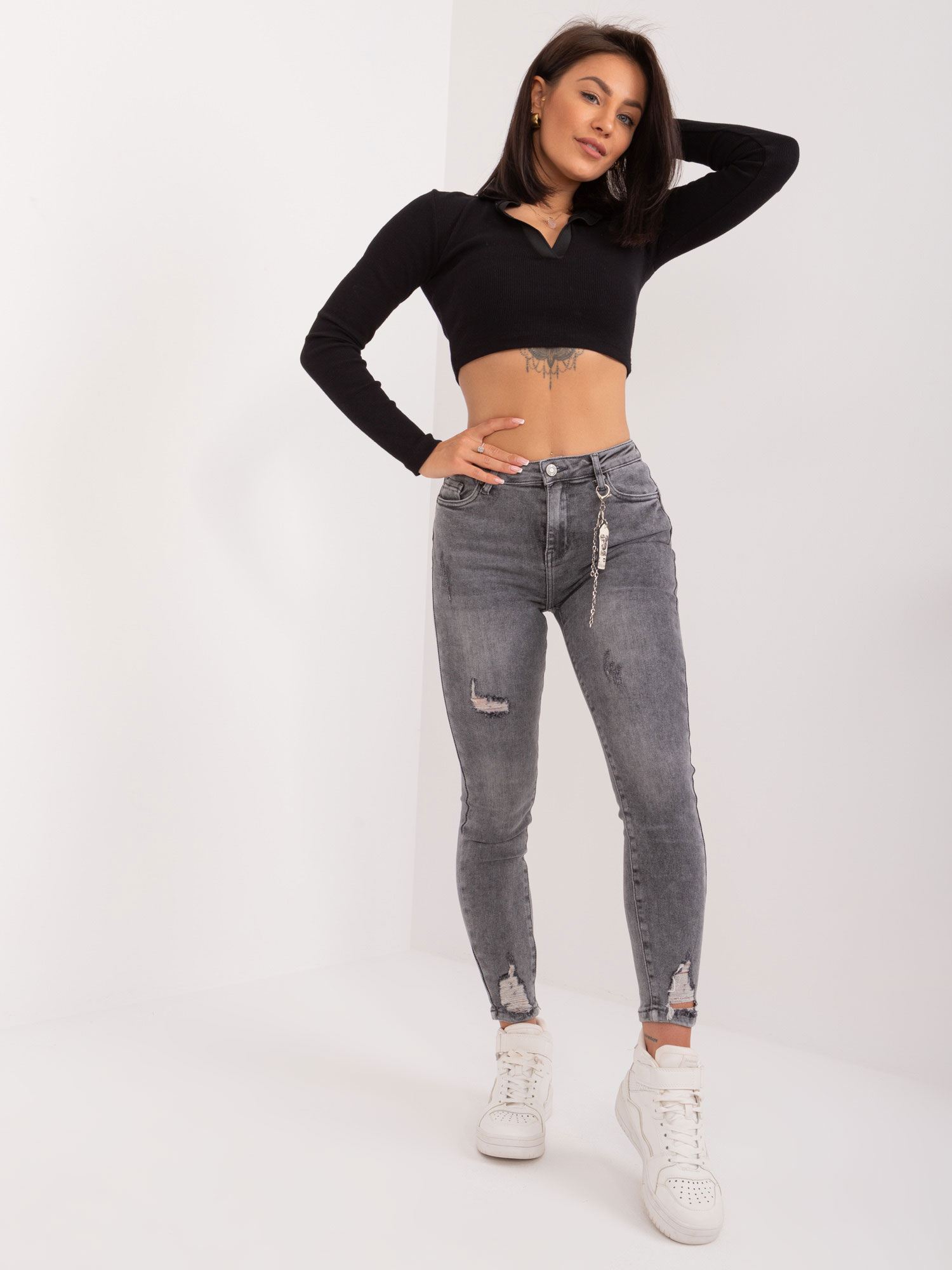 Jeans trousers-PM-SP-J1323-11.28X-dark grey