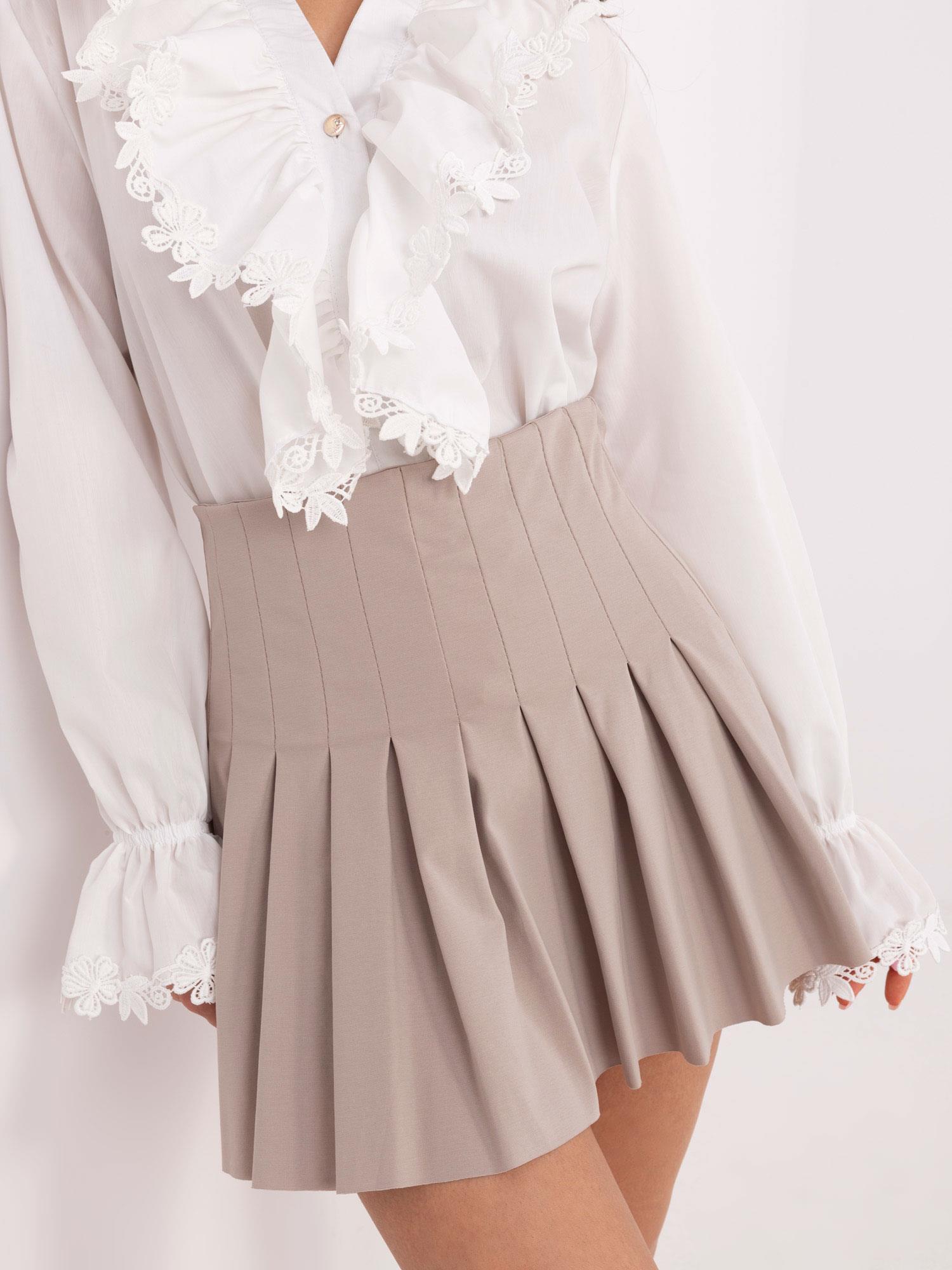 Skirt-DHJ-SD-8792.68-dark beige