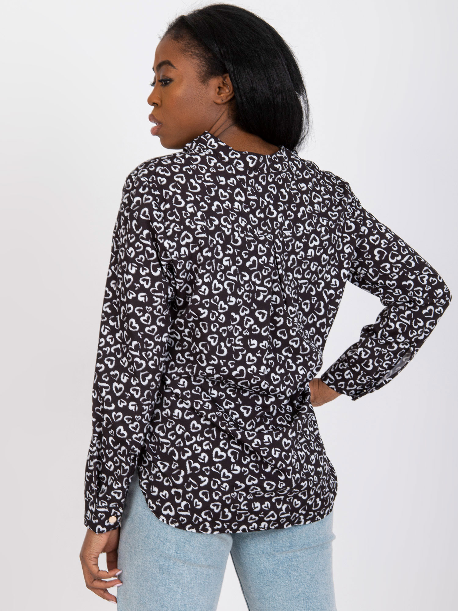 Blouse-DHJ-BZ-6825.56-black-white