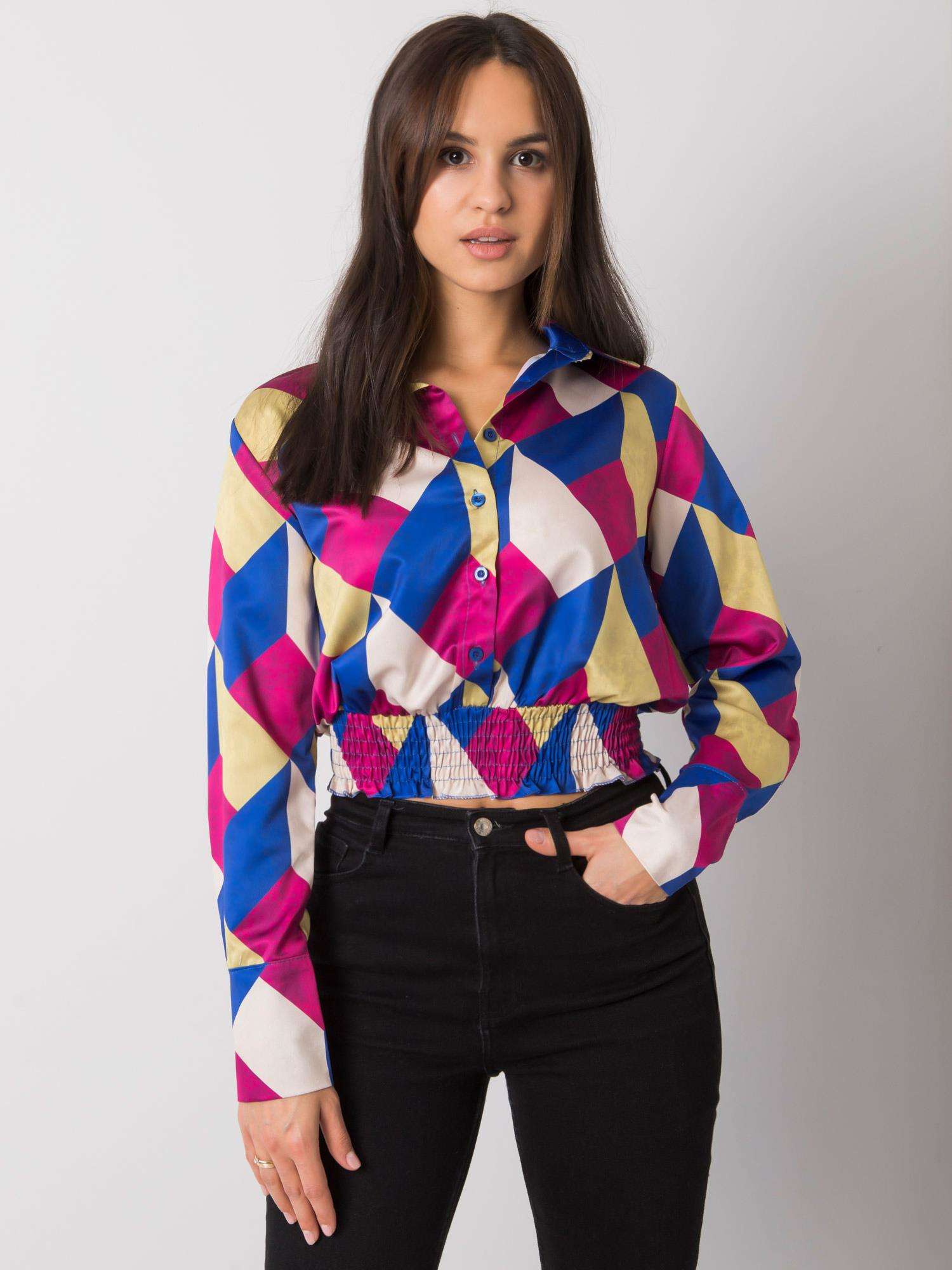 Blouse-DHJ-BZ-15251.82-dark blue