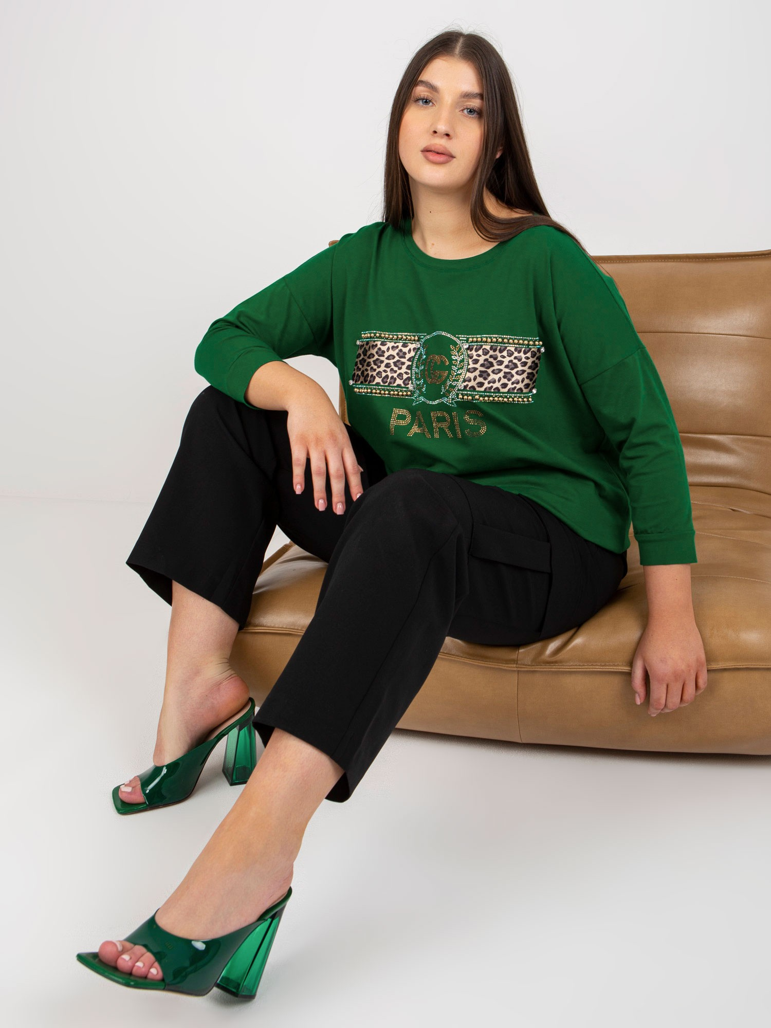 Blouse-VI-BZ-2901.49P-dark green