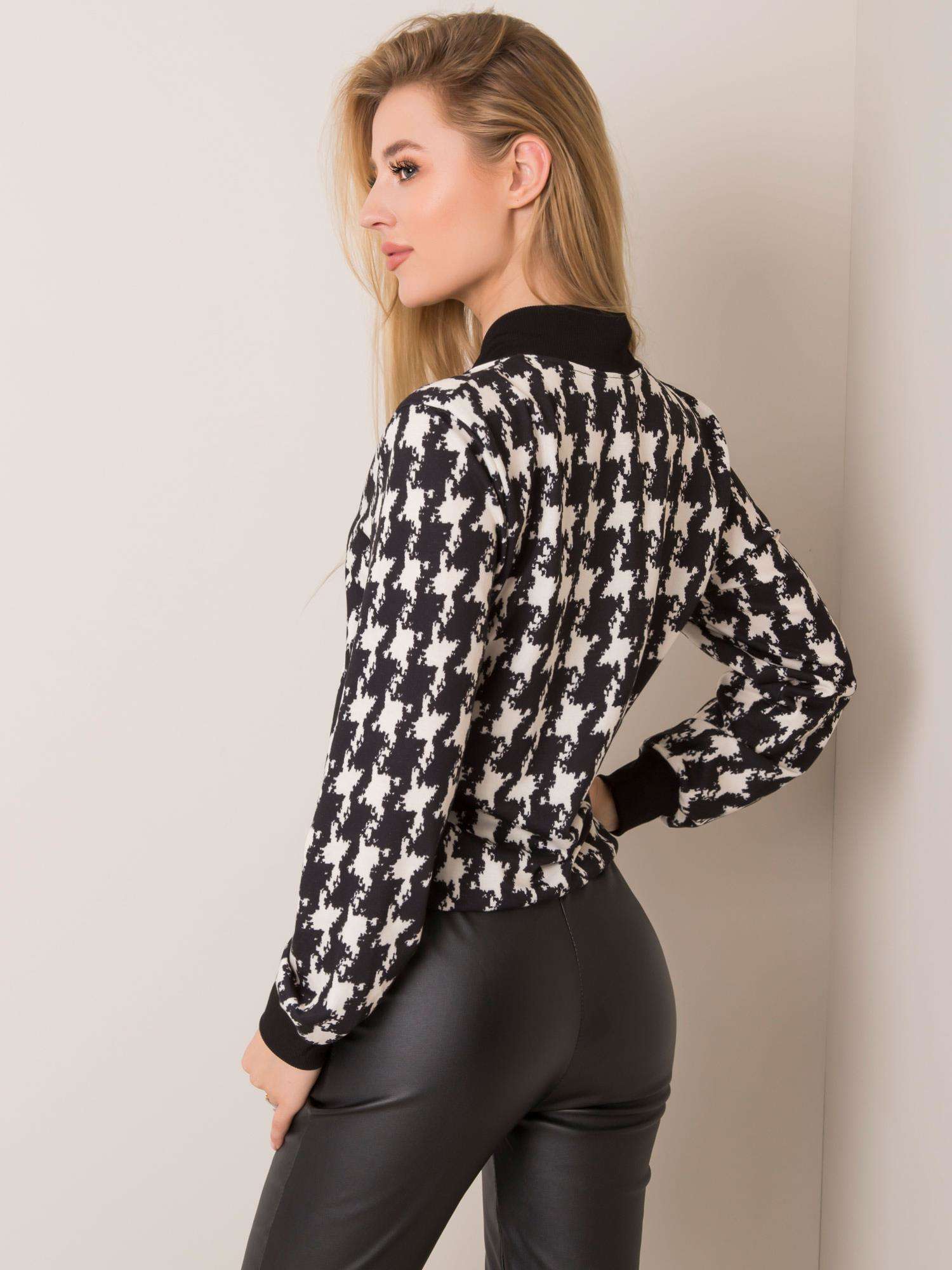 Sweatshirt-DHJ-BL-8104-2.79P-black-white