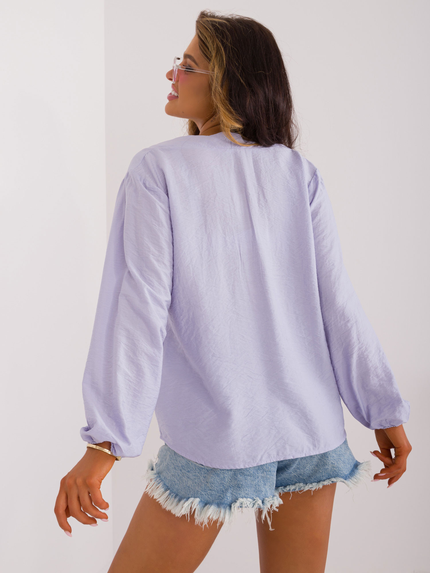 Blouse-D60082M11180B-light blue