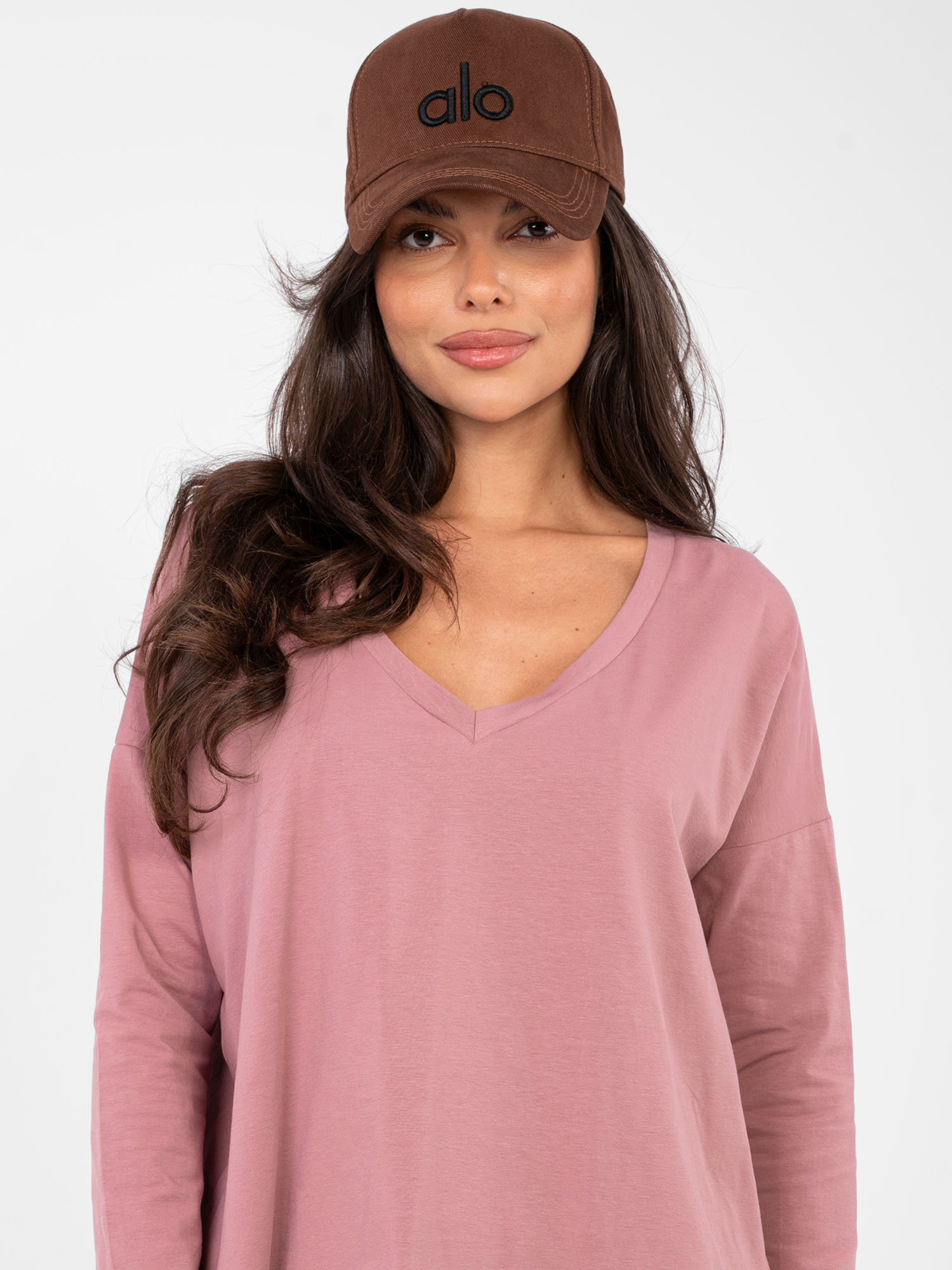 Тъмно розова блуза с дълъг ръкав