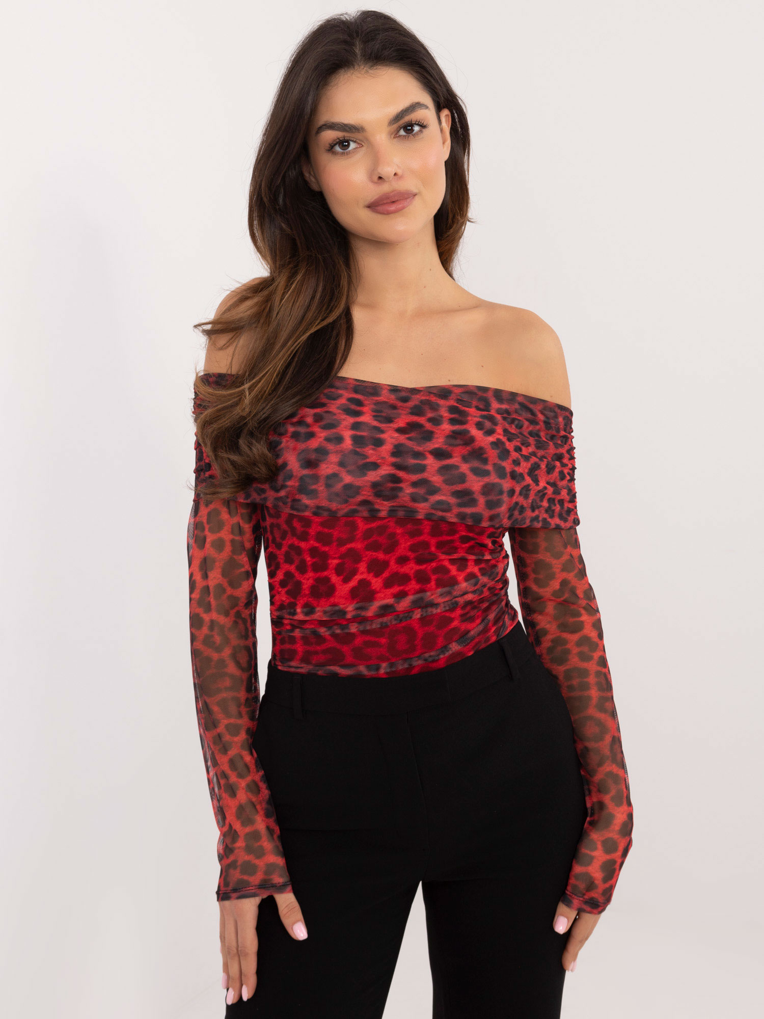 Blouse-DHJ-BZ-18701.59-red
