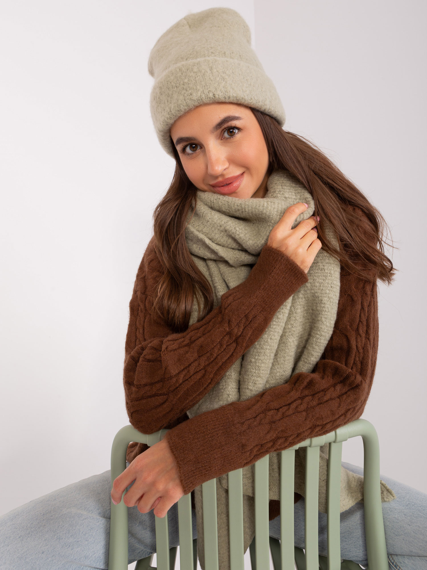 Pistachio-D90012Y72028D-Pistachio Scarf